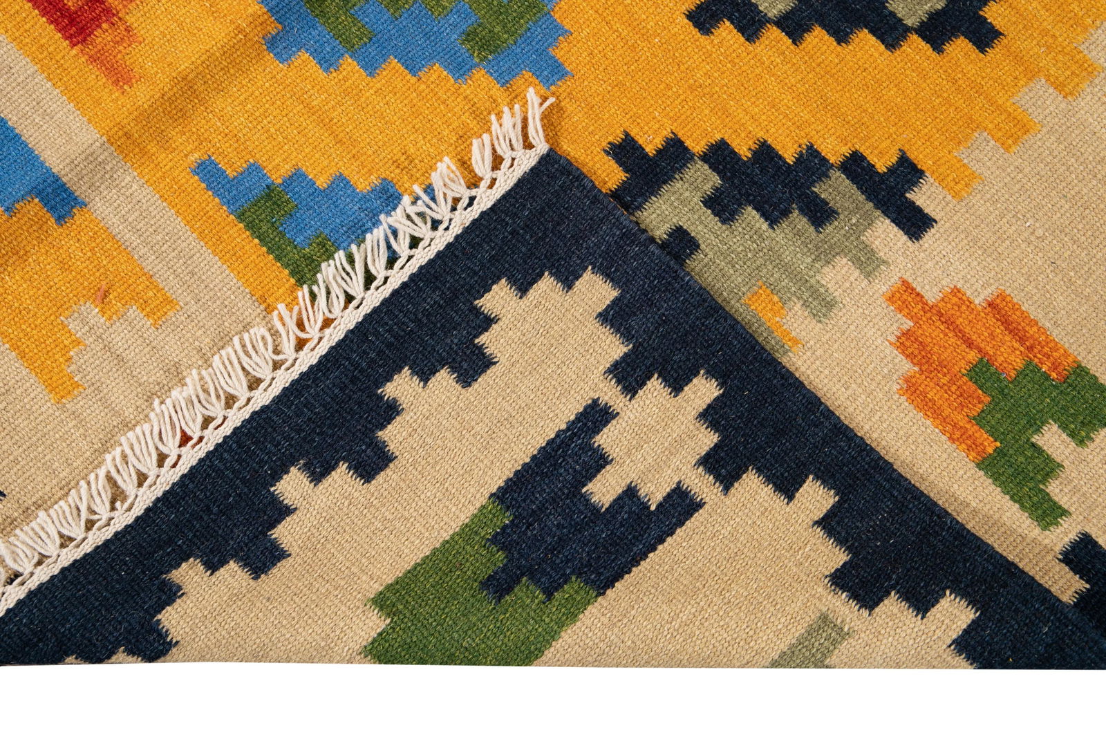 21st Century Modern Kilim Rug 5 '6'' X 8' 1''. - 4