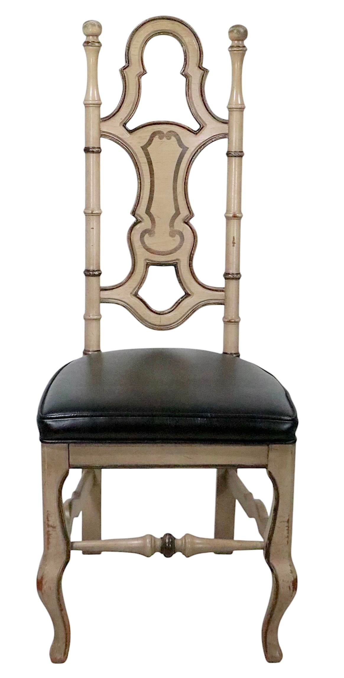 Decorative Brutalist Spanish Style High Back Accent Chair in Original Paint Surface C 1970's - 10