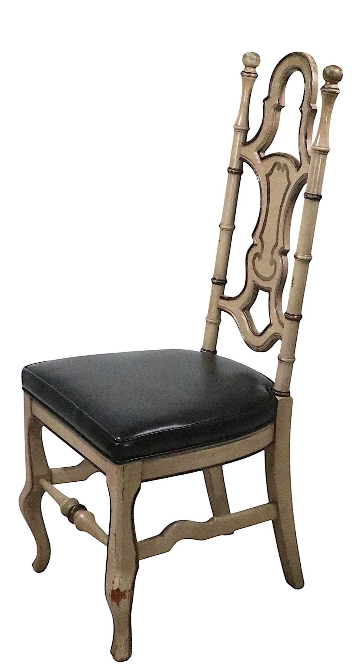 Decorative Brutalist Spanish Style High Back Accent Chair in Original Paint Surface C 1970's - 2