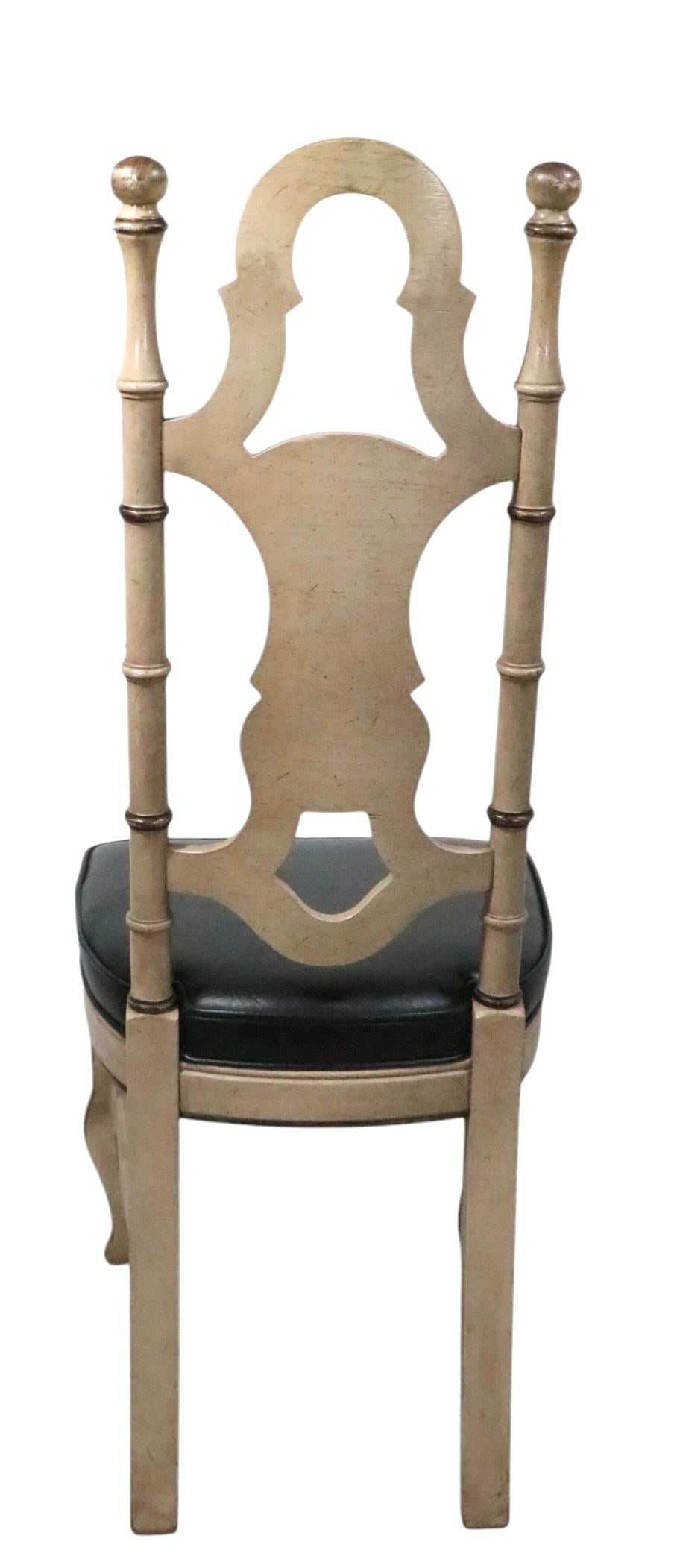 Decorative Brutalist Spanish Style High Back Accent Chair in Original Paint Surface C 1970's - 3