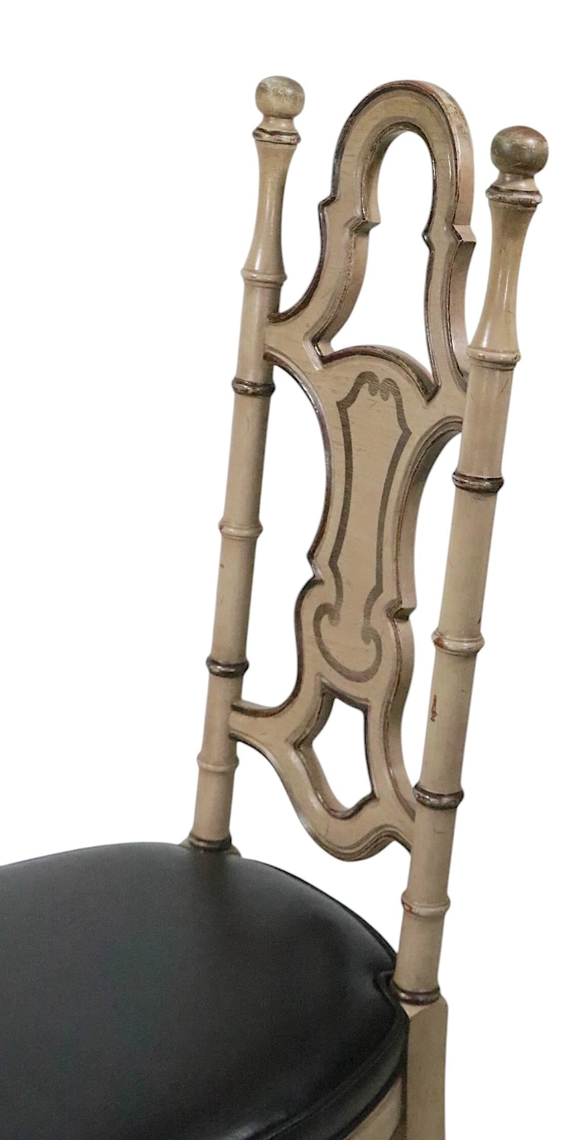 Decorative Brutalist Spanish Style High Back Accent Chair in Original Paint Surface C 1970's - 6