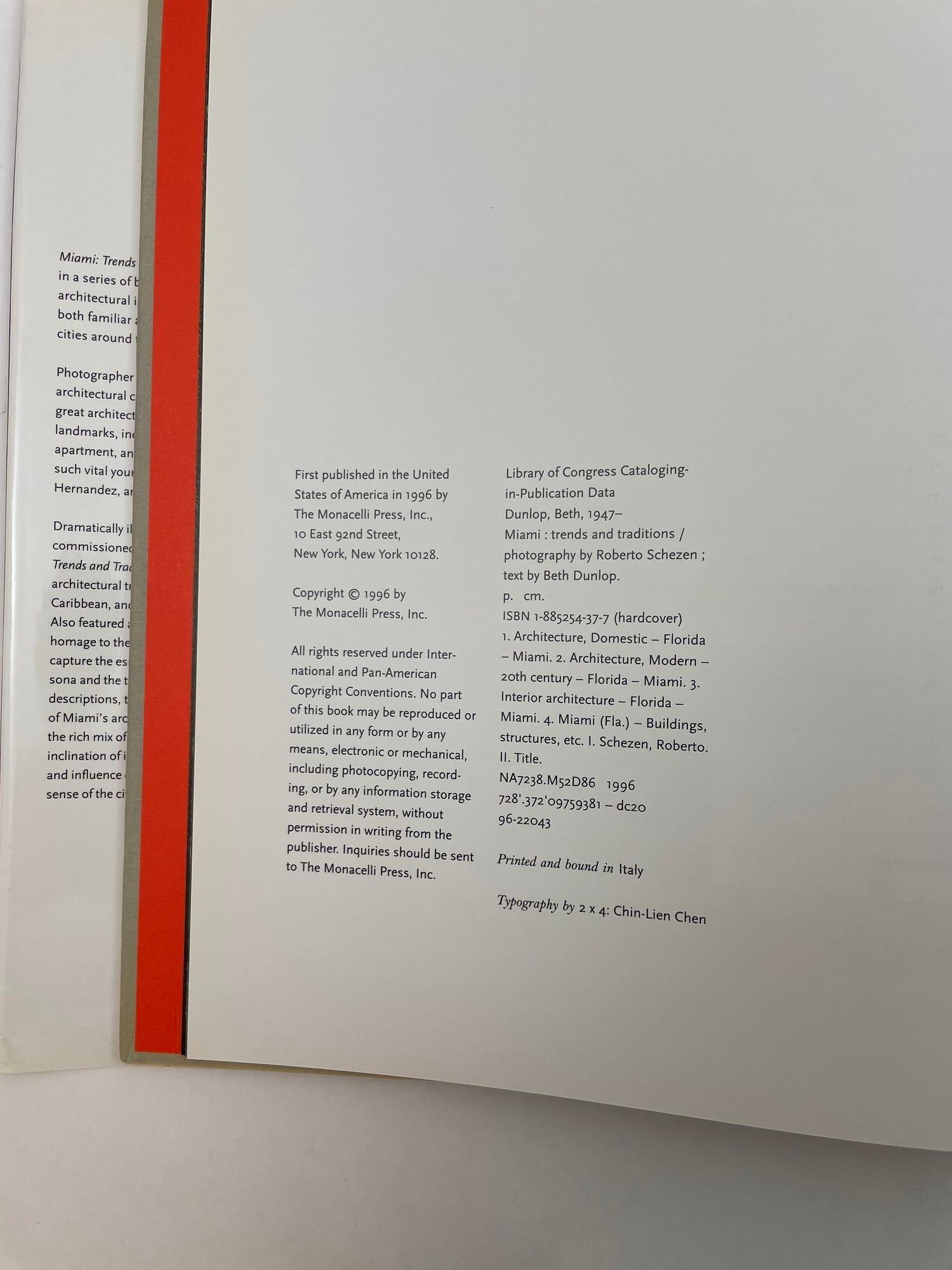 Miami: Trends and Traditions Hardcover Book by Beth Dunlop and Roberto Schezen - 7