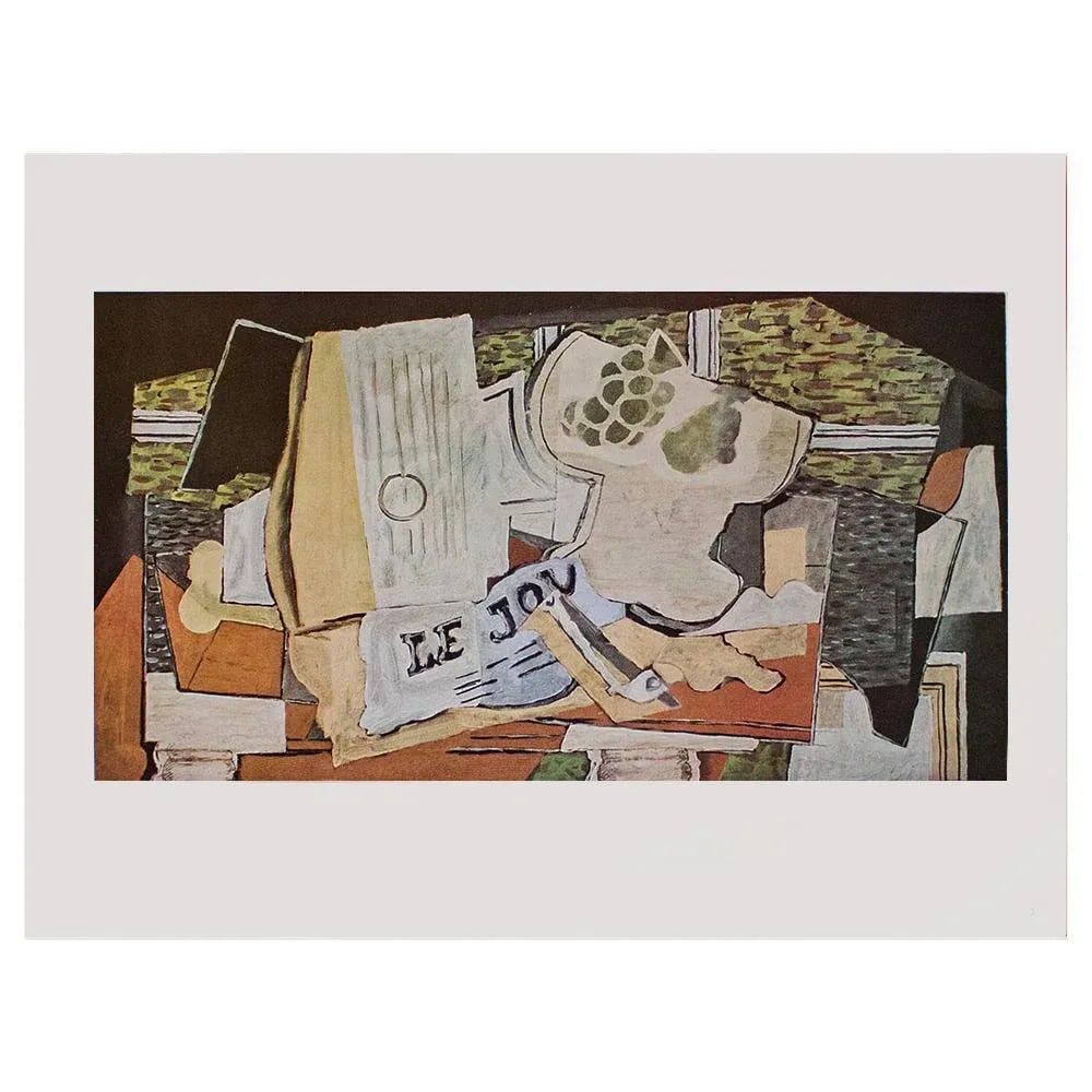 1940s After Georges Braque "Le Journal", First Edition Period Full-Color Print - 2