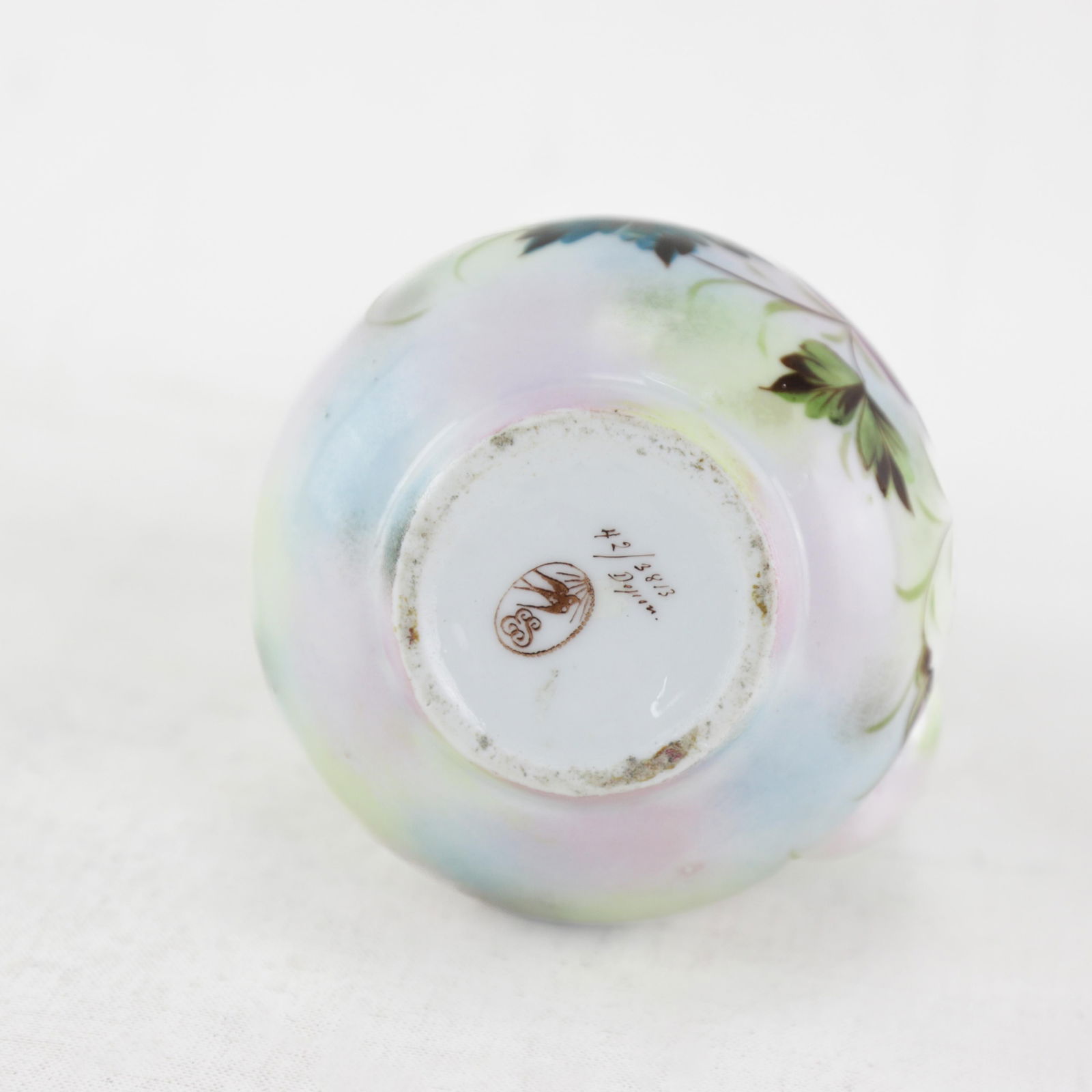 Vintage Victorian Hand-Painted Floral Canister & Pitcher Set - 5