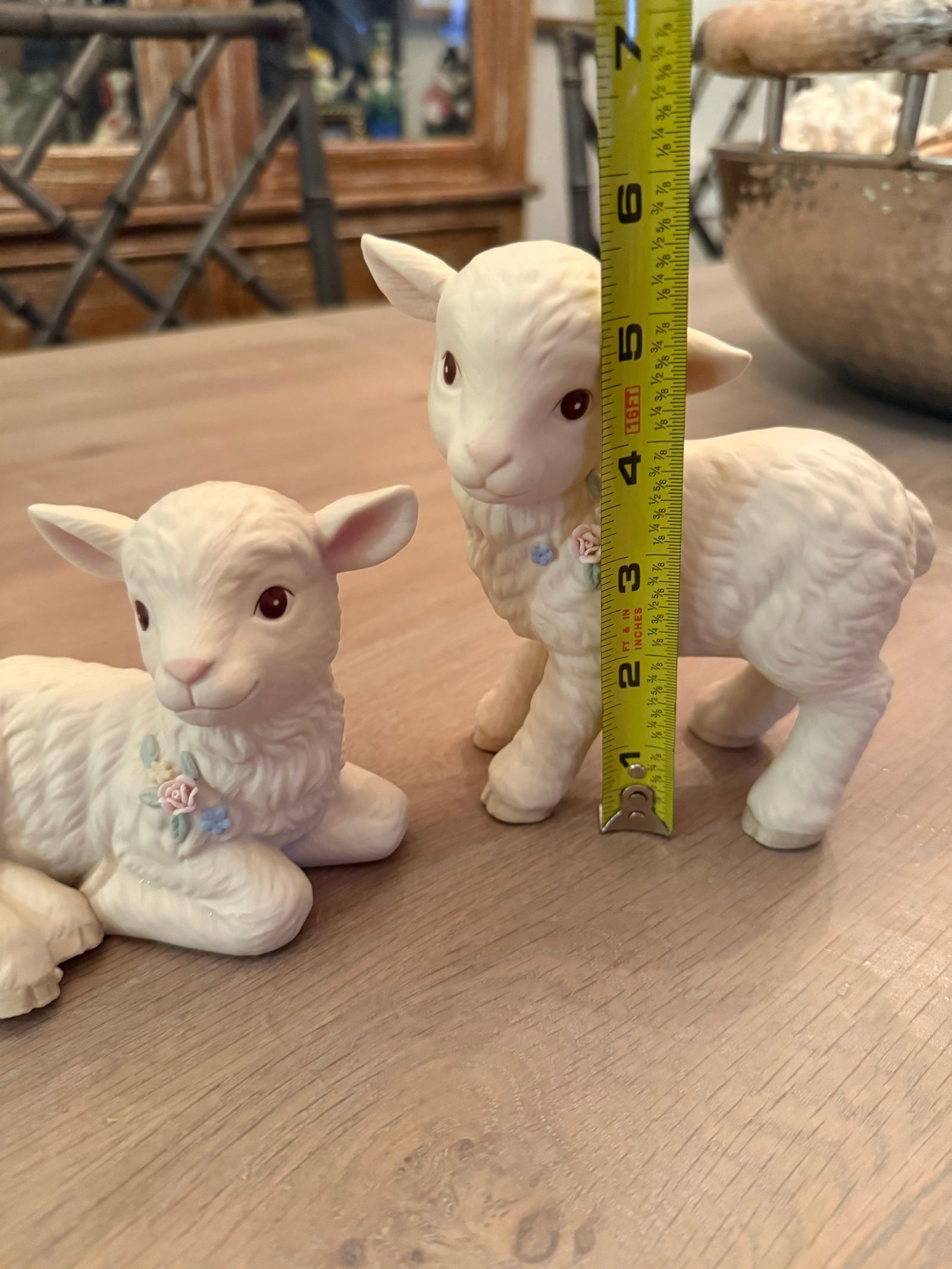 Two Little Lambs Vintage Figures - 6