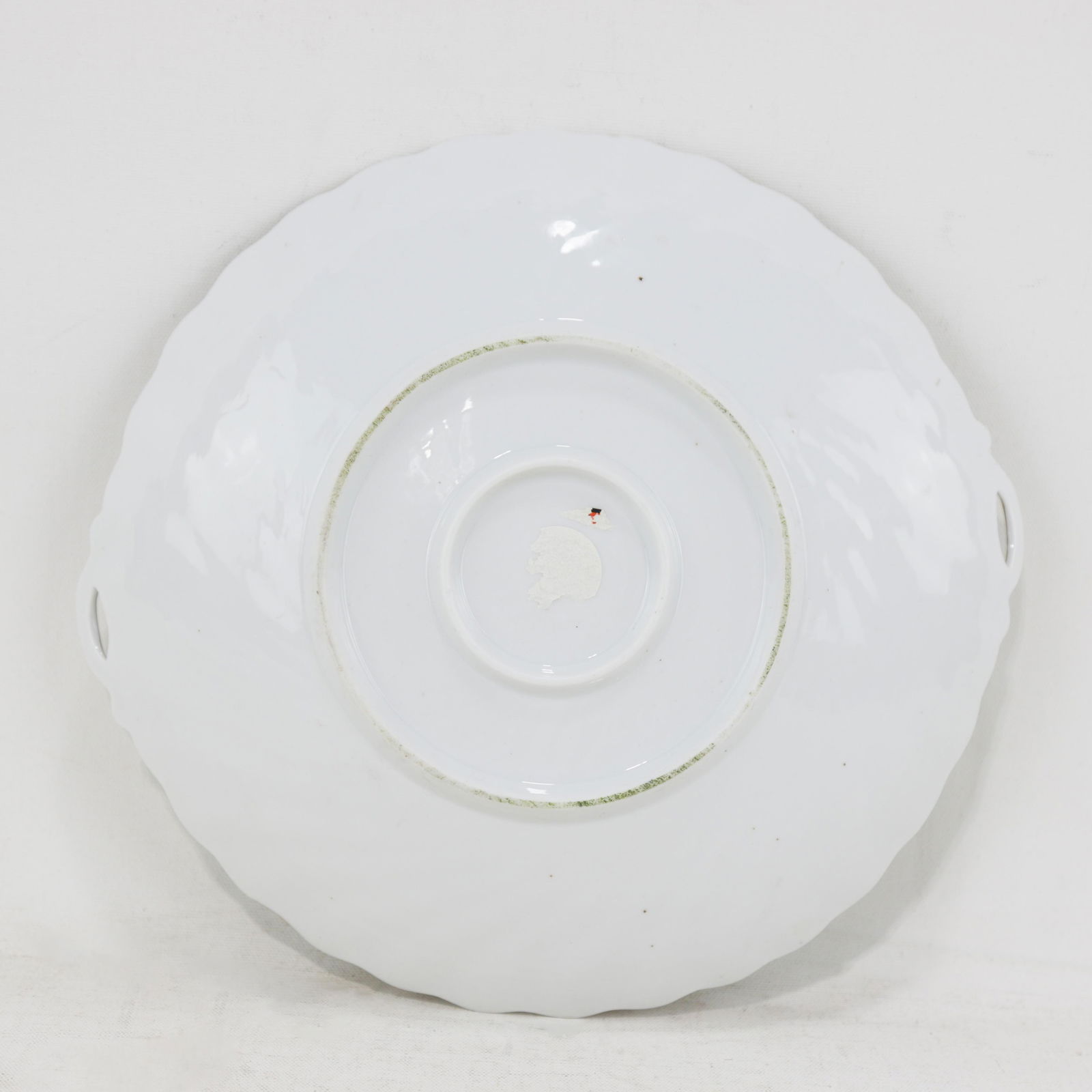 Set of Two Vintage Hand-Painted Porcelain Serving Trays With Floral Design - 6