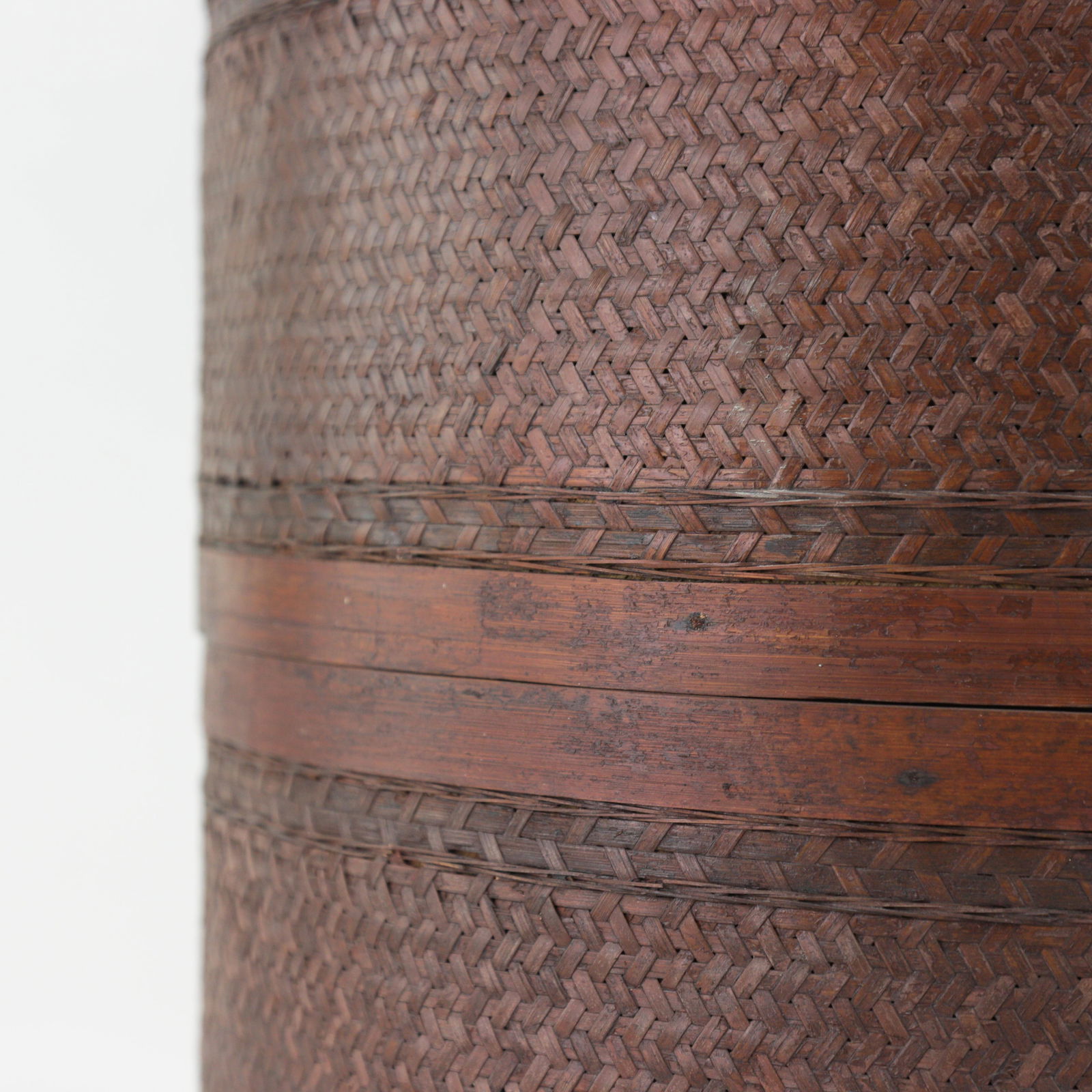 Large Chinese Two-Tier Woven Bamboo Wedding Basket - 10