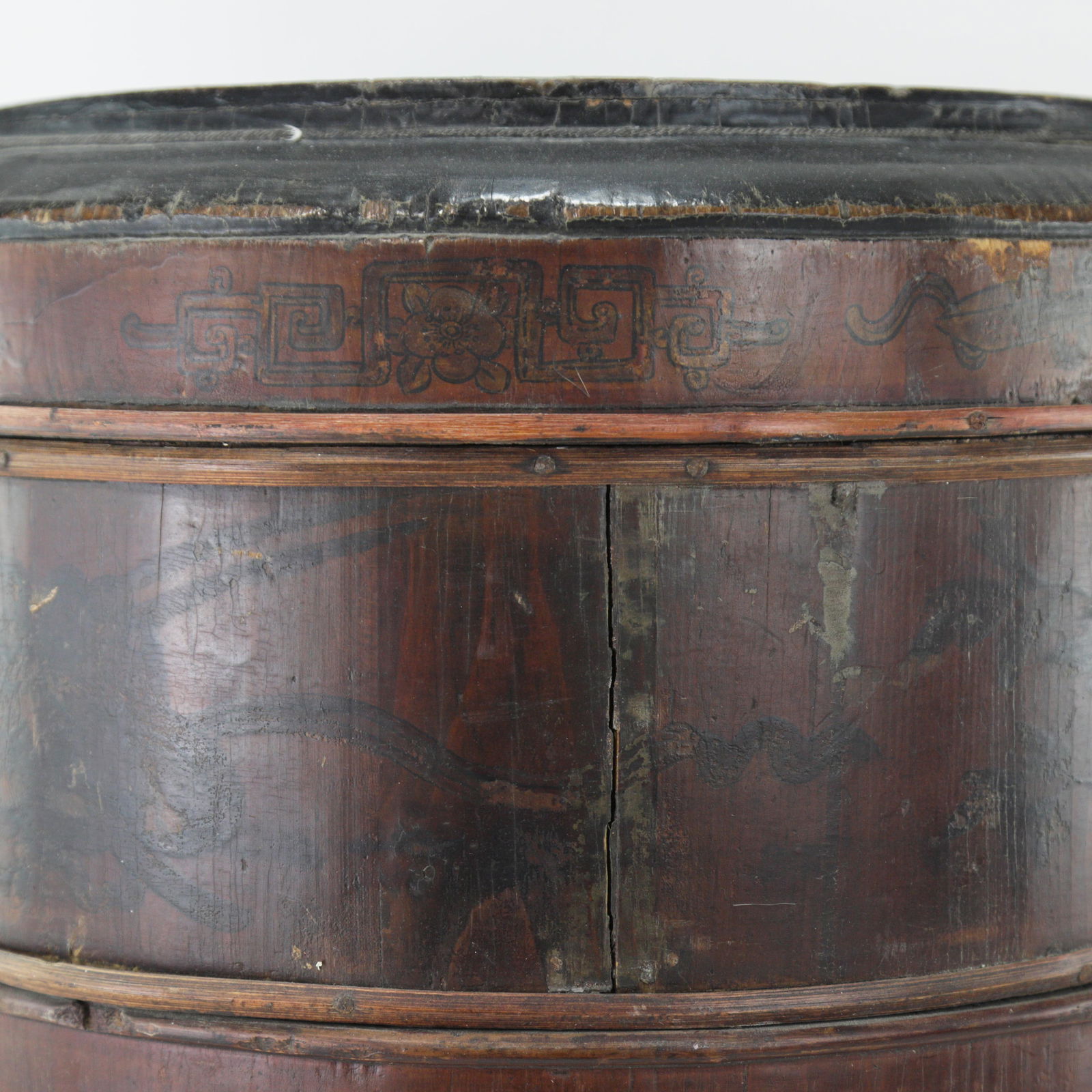 Chinese Wooden & Bamboo Handcrafted Wedding Basket "“ Multi-Tiered Carrier - 10