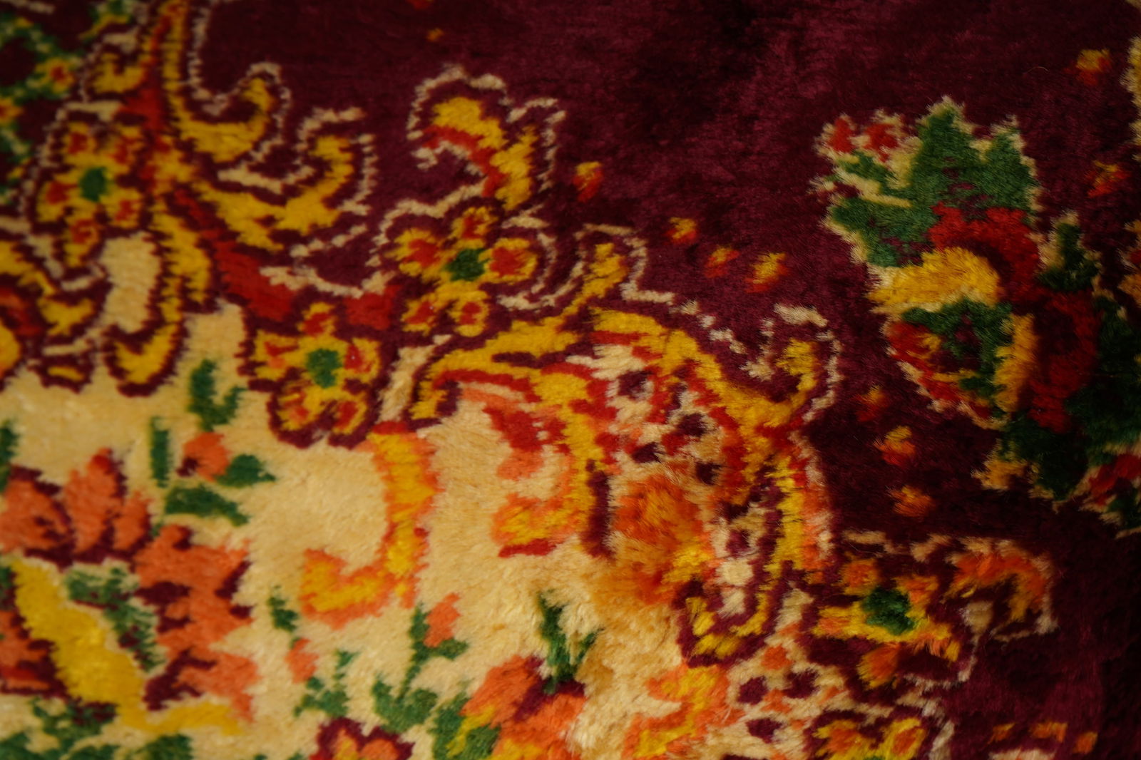 Red and Yellow Velvet Pillow Cover - 4