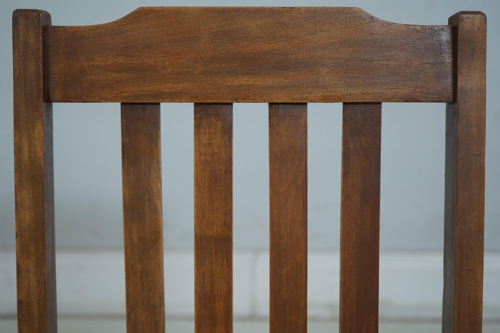 Diminutive Childs Size Walnut Needlepoint Chair - 5