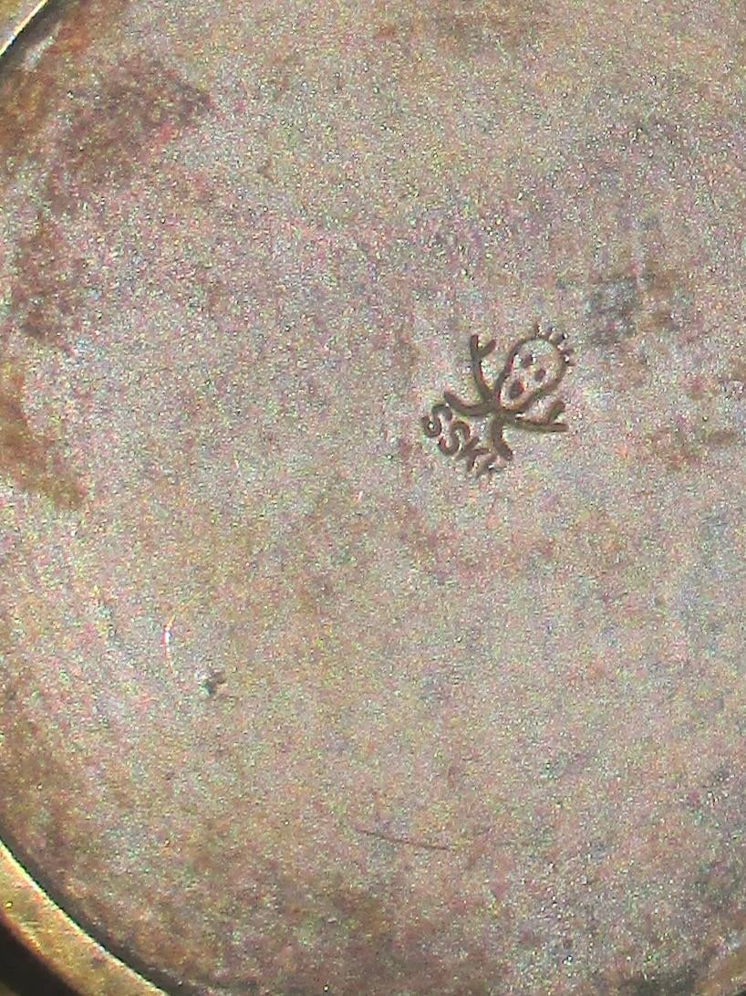 Mid-Century SSKK Japanese Bronze Vase Ghost Marked - 8
