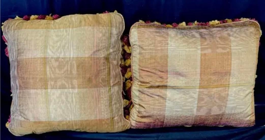 Needlepoint Floral Tapestry Pillows, Set of Two - 9