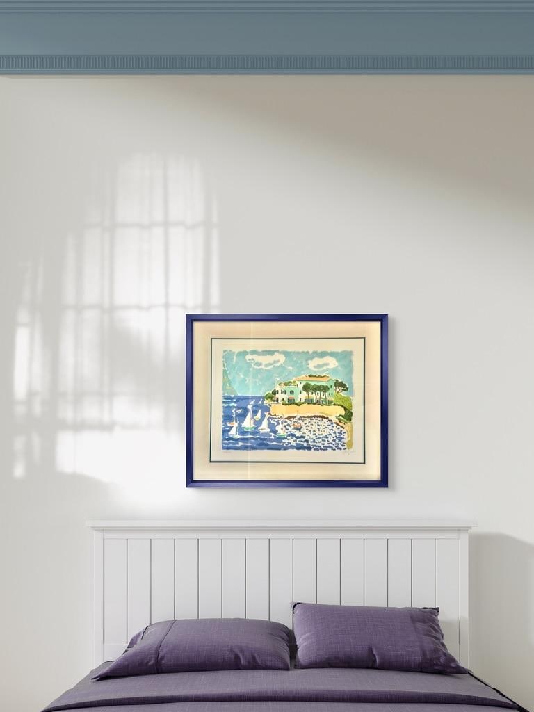 1970s John Botz Signed Original Lithograph Seaside - 10