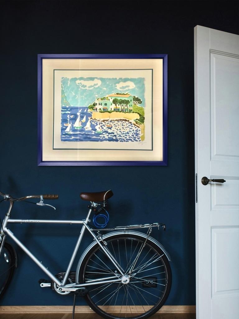 1970s John Botz Signed Original Lithograph Seaside - 9