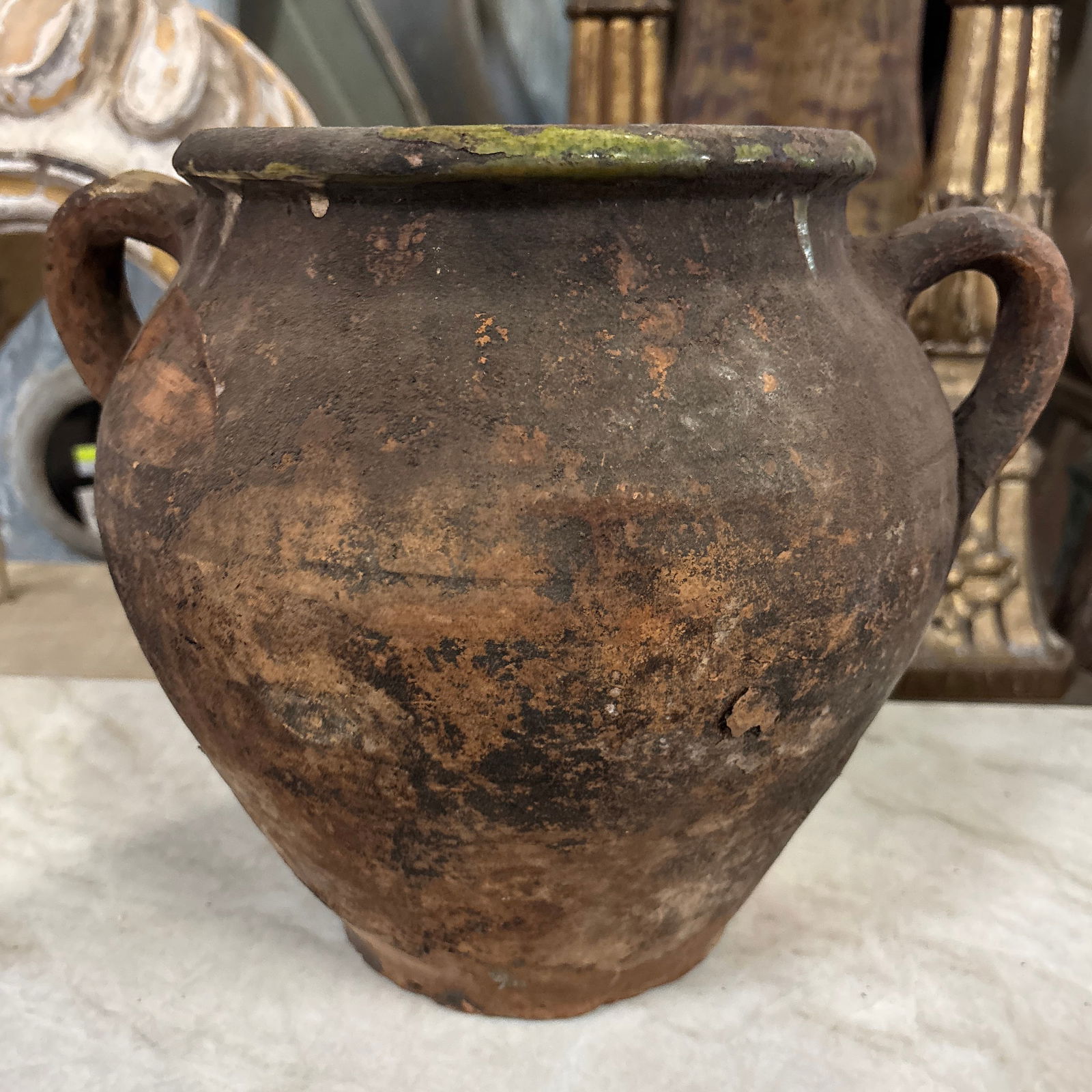 Early 20th Century Turkish "Tulip" Jar With Moss Green Glaze - 6