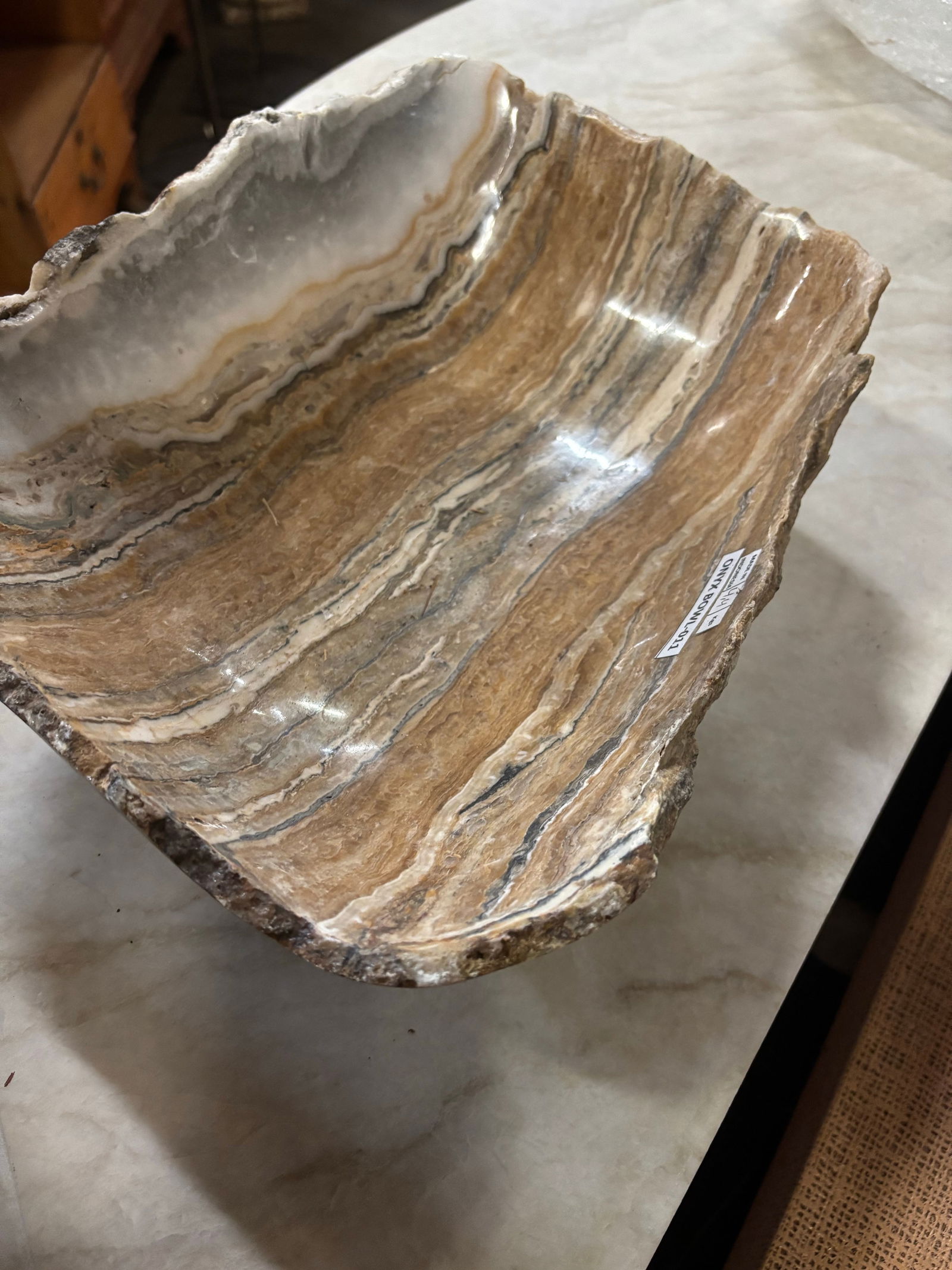 Late 20th Century Onyx Bowl - 4