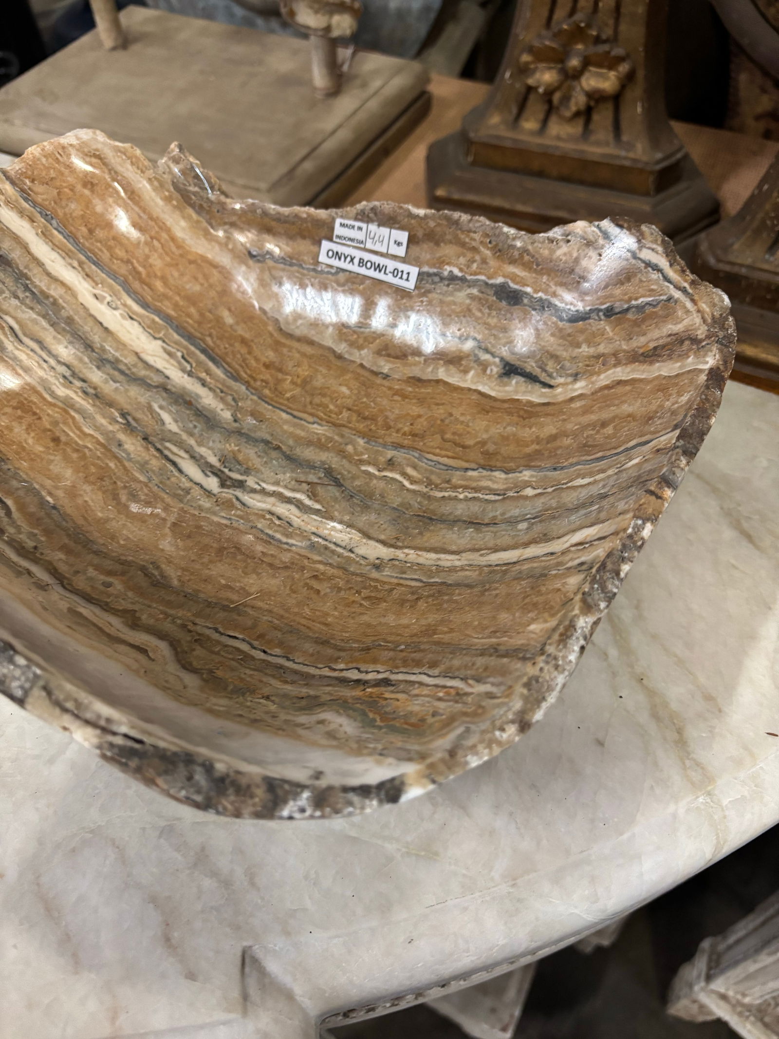 Late 20th Century Onyx Bowl - 6