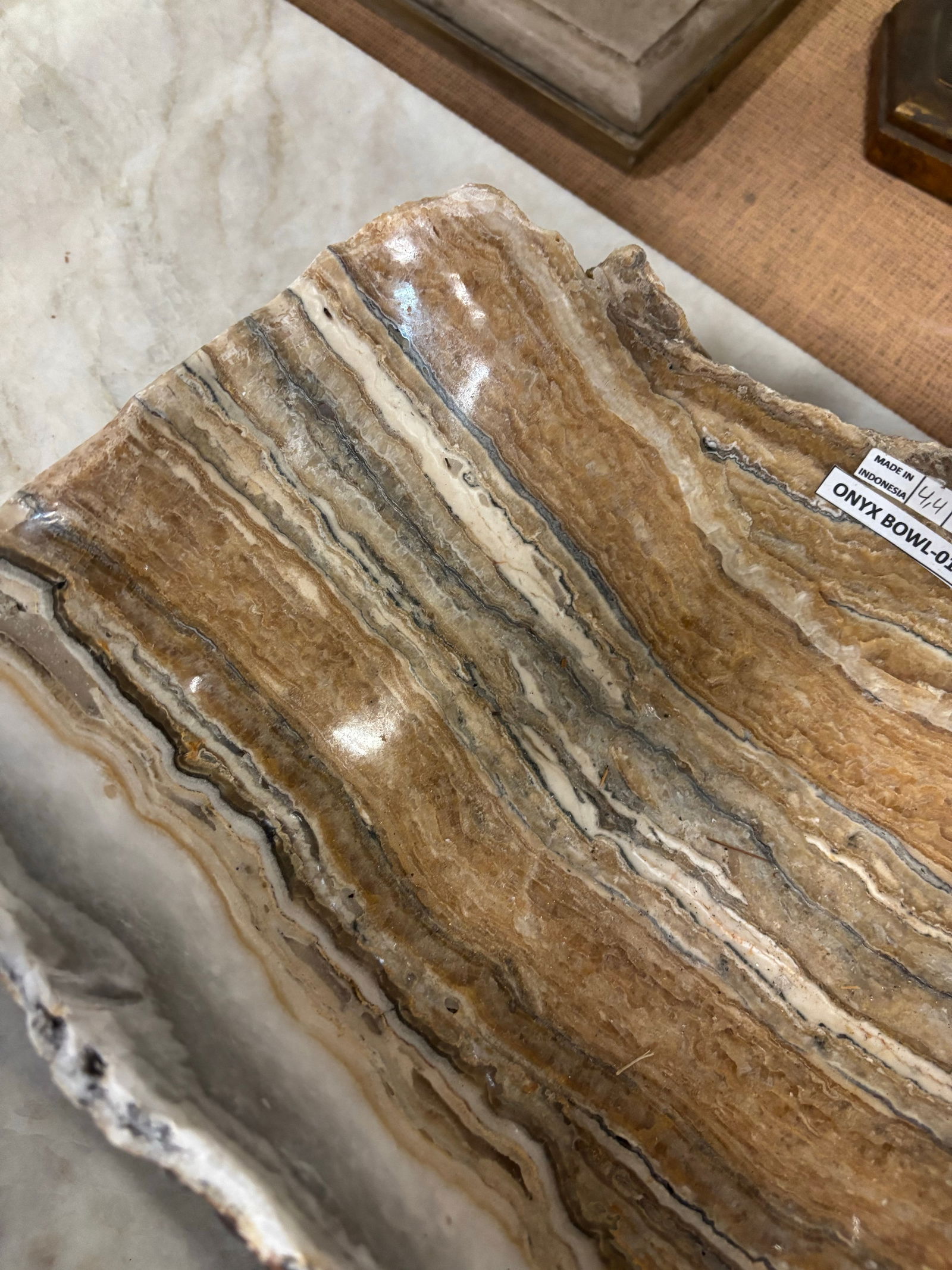 Late 20th Century Onyx Bowl - 7