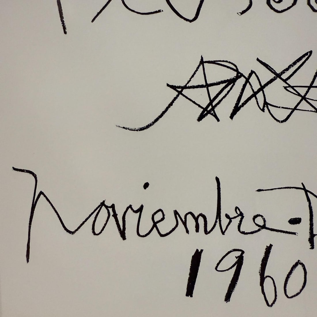 1960 Poster Picasso Sala Gaspar Barcelona Original Lithograph - 4