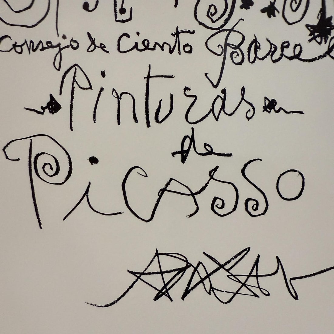 1960 Poster Picasso Sala Gaspar Barcelona Original Lithograph - 9