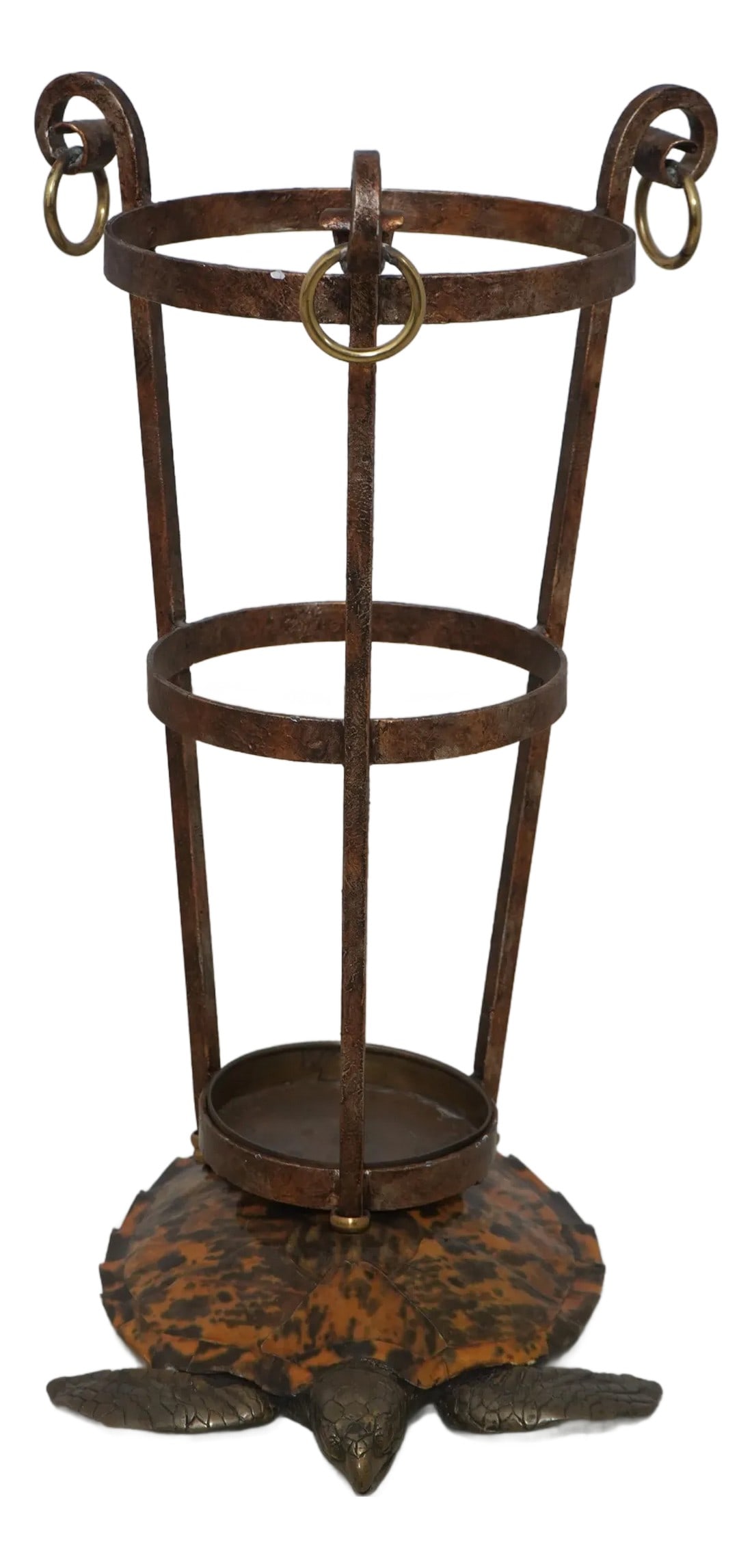 Maitland Smith Bronze Turtle Base Umbrella Stand (1 of 12)