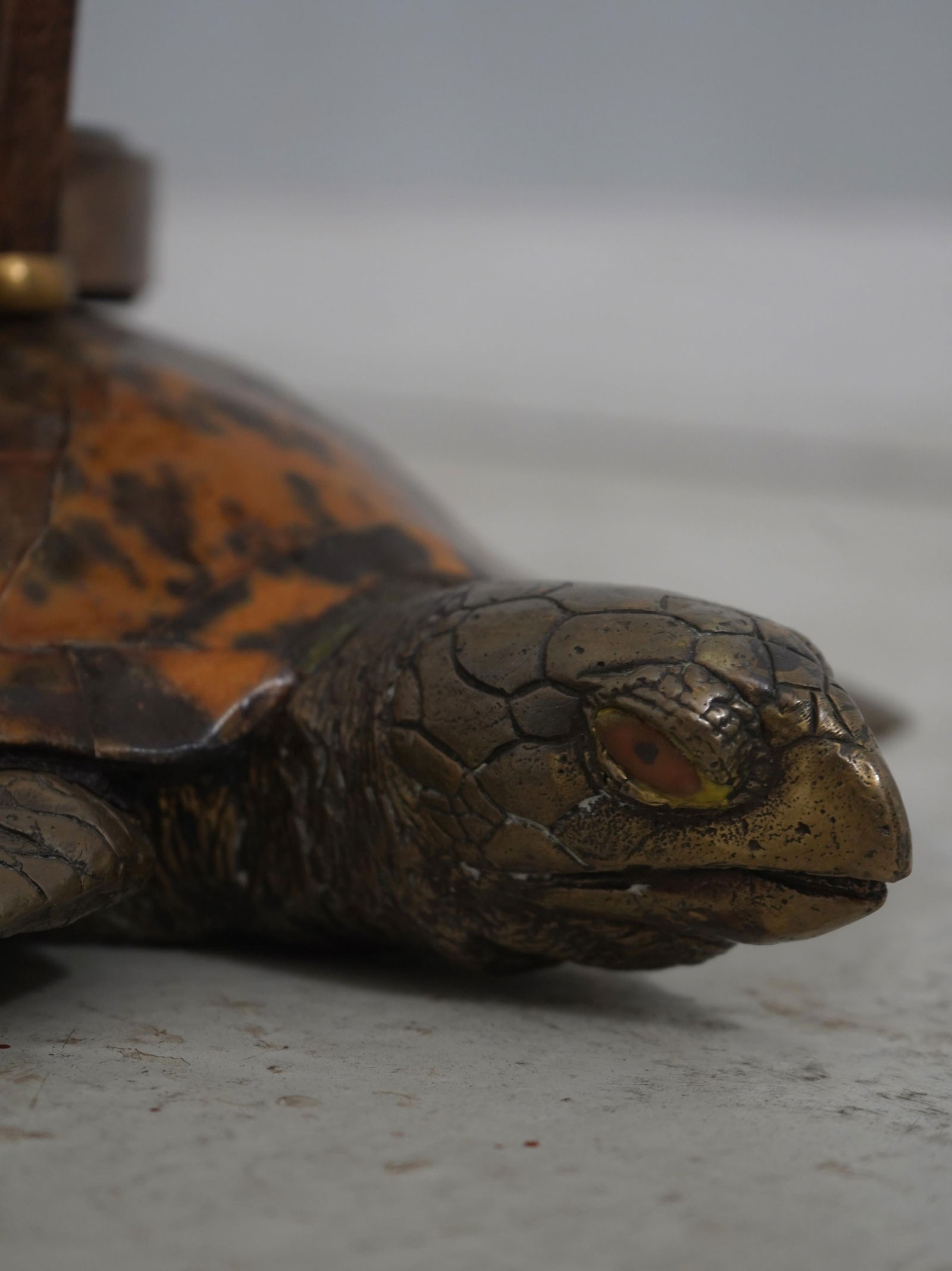 Maitland Smith Bronze Turtle Base Umbrella Stand - 7