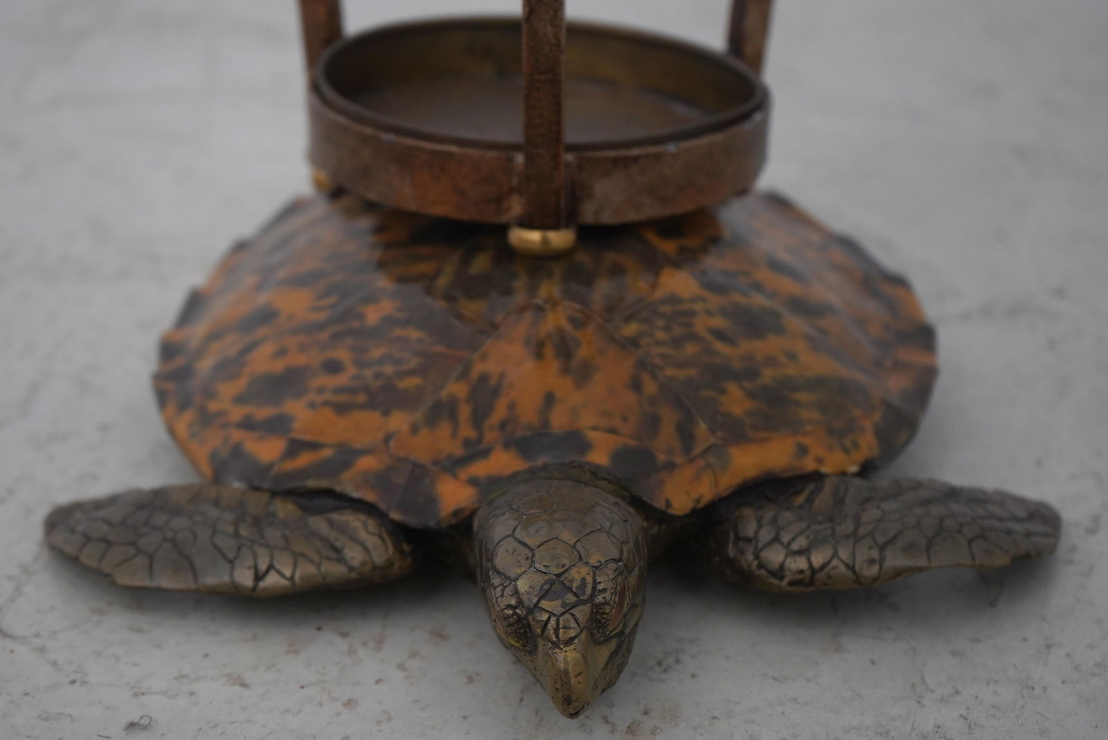 Maitland Smith Bronze Turtle Base Umbrella Stand - 9