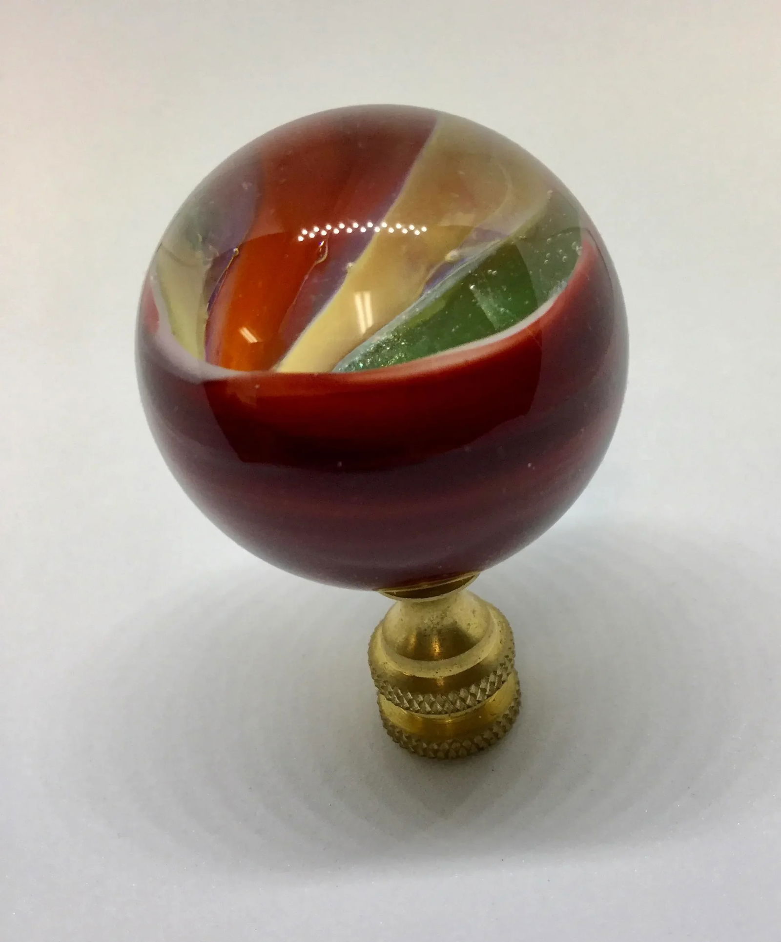 Artisan Hand Created Glass Finial - 5