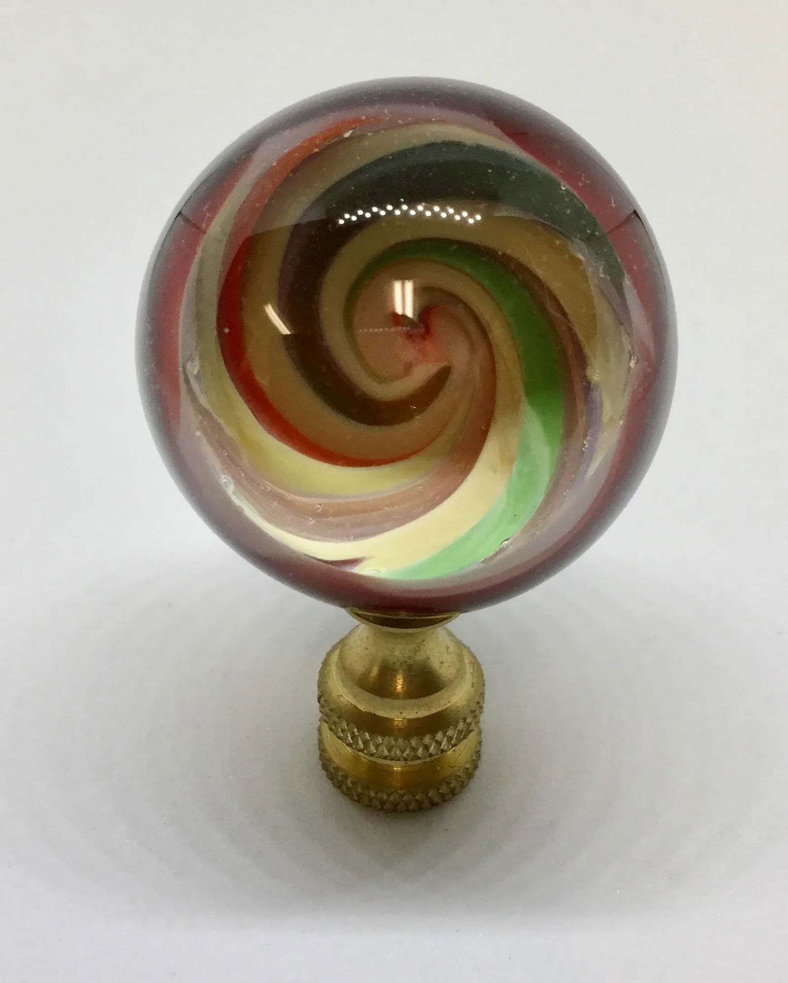 Artisan Hand Created Glass Finial - 6