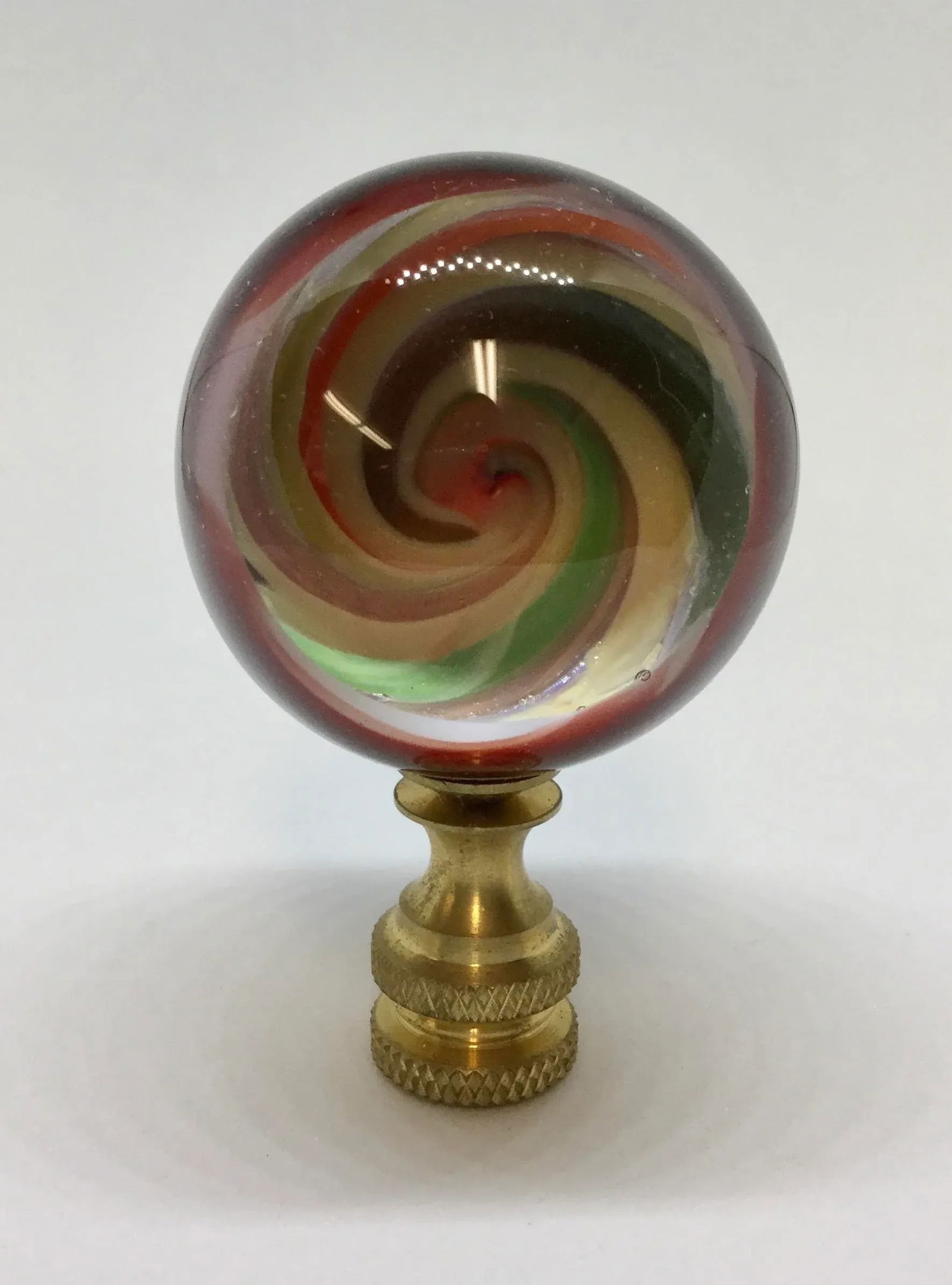 Artisan Hand Created Glass Finial - 8