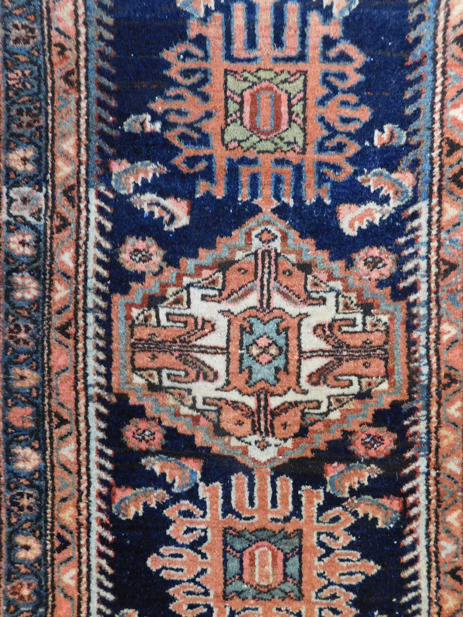 Genuine Antique Persian Rug. 2'5"x 4'9" - 4