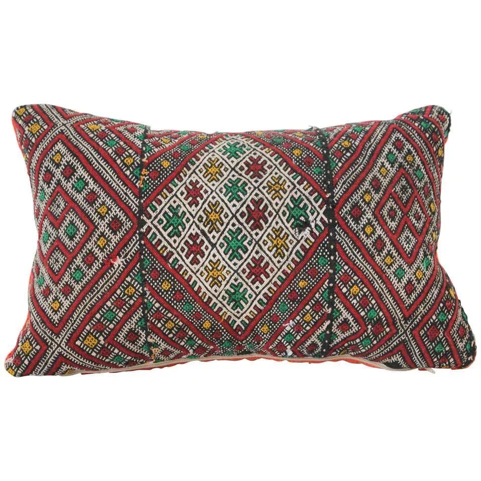 Moroccan African Tribal Throw Kilim Pillow - 13