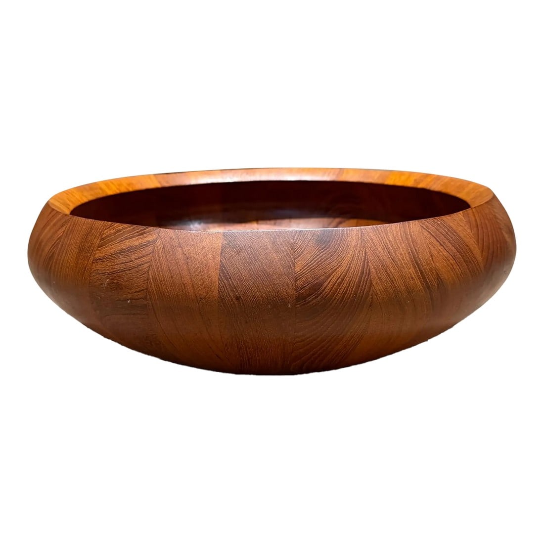 Scandinavian Modern Large Dansk Staved Teak Salad Bowl Jens Quistgaard (1 of 8)