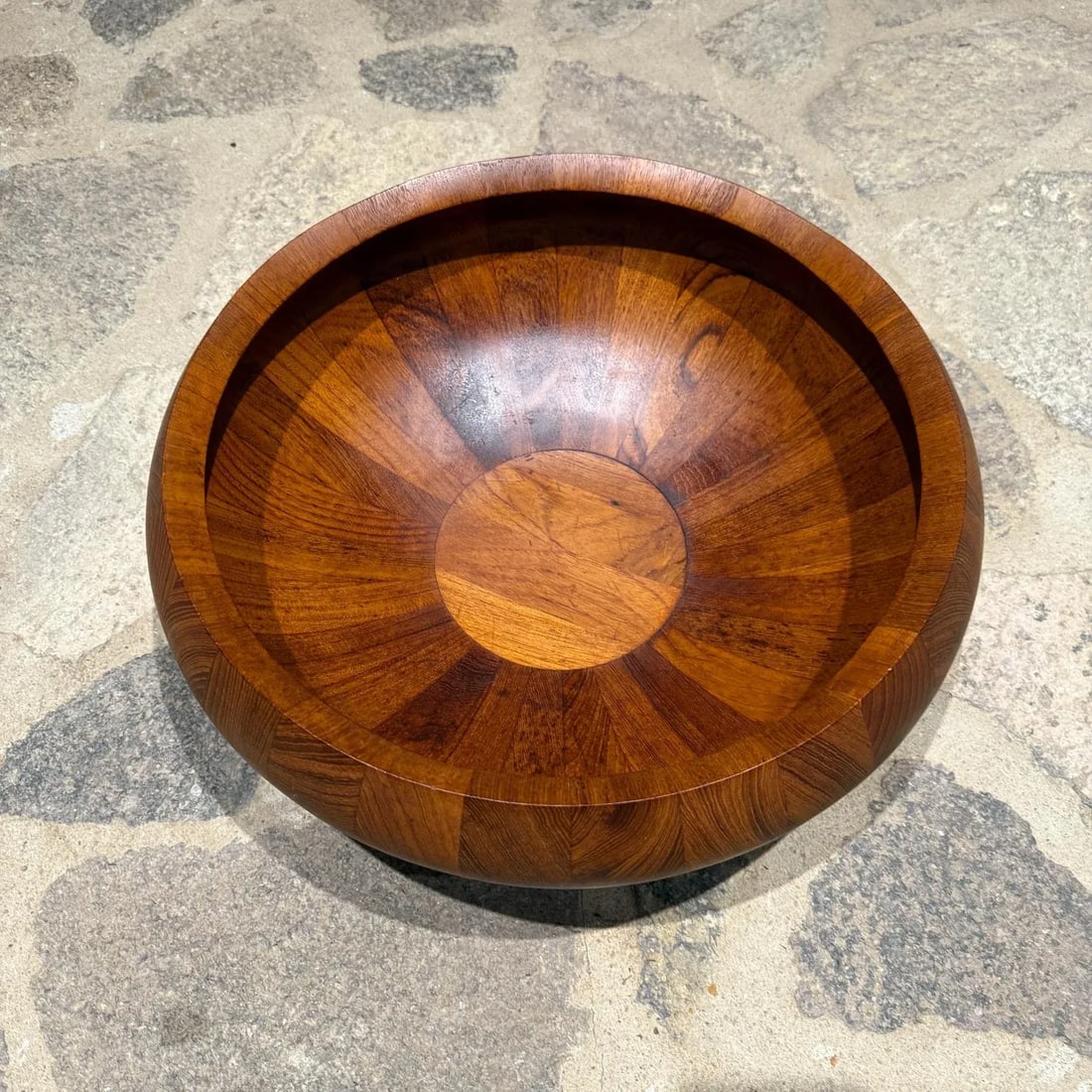 Scandinavian Modern Large Dansk Staved Teak Salad Bowl Jens Quistgaard - 5