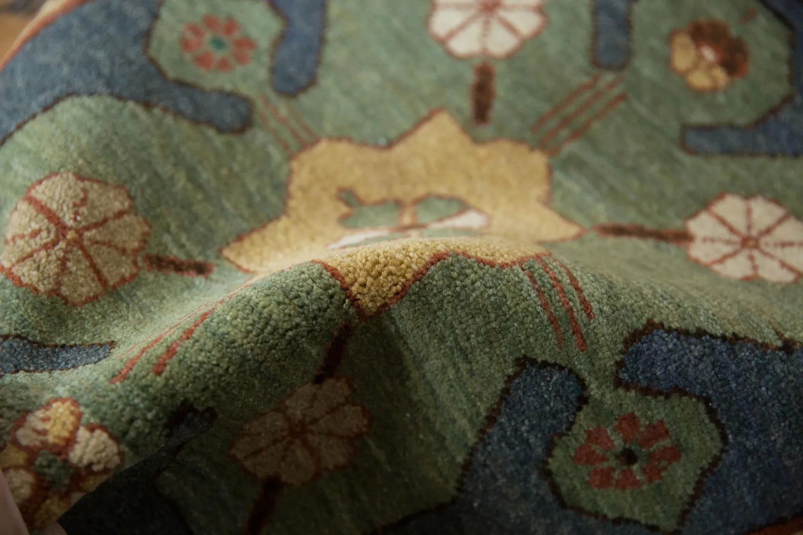 Vintage Yerevan Square Rug Mat - 1'10" X 2'1" - 5