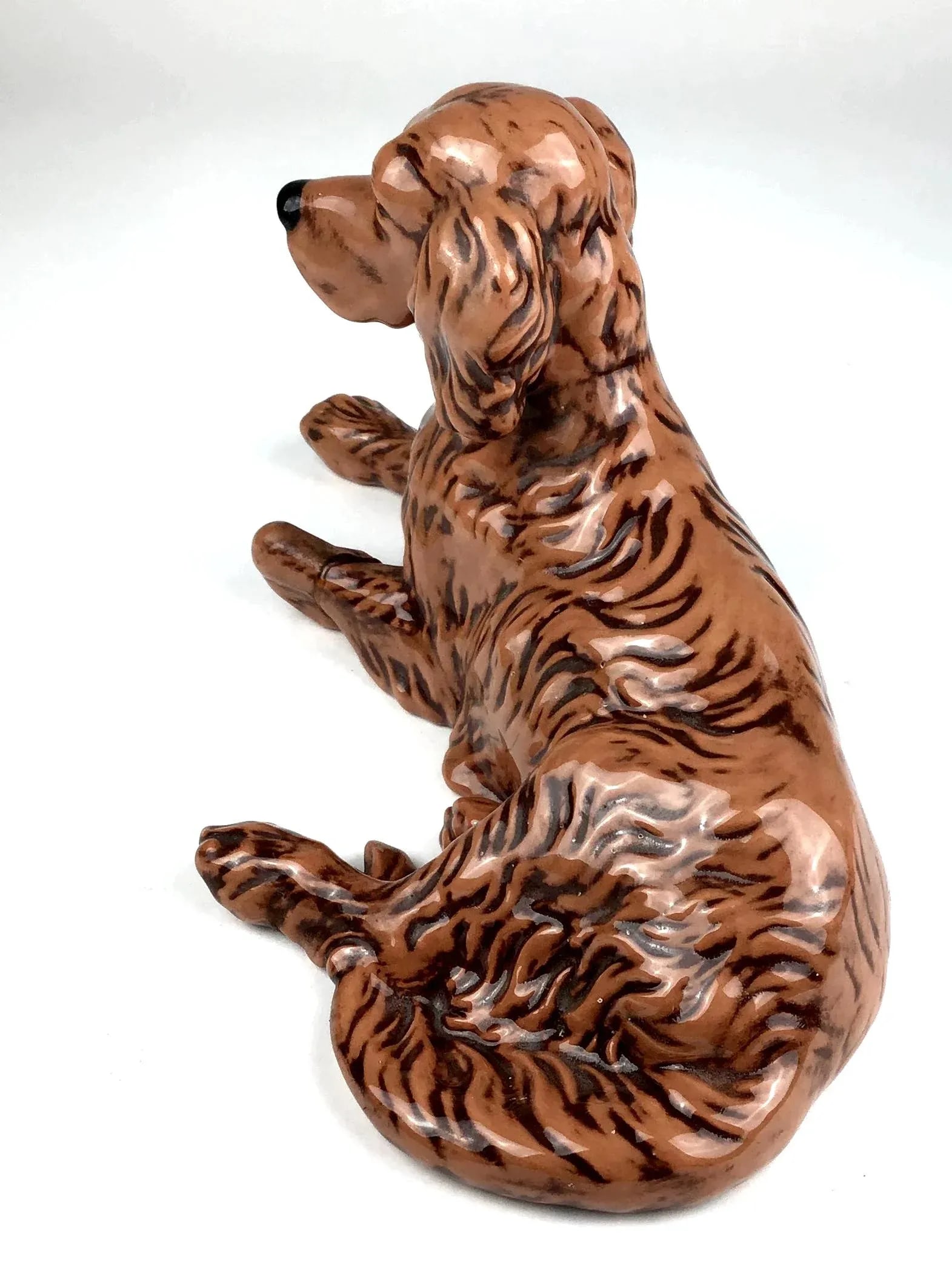 1950s Mid-Century Ceramic Irish Setter Figurine - 4