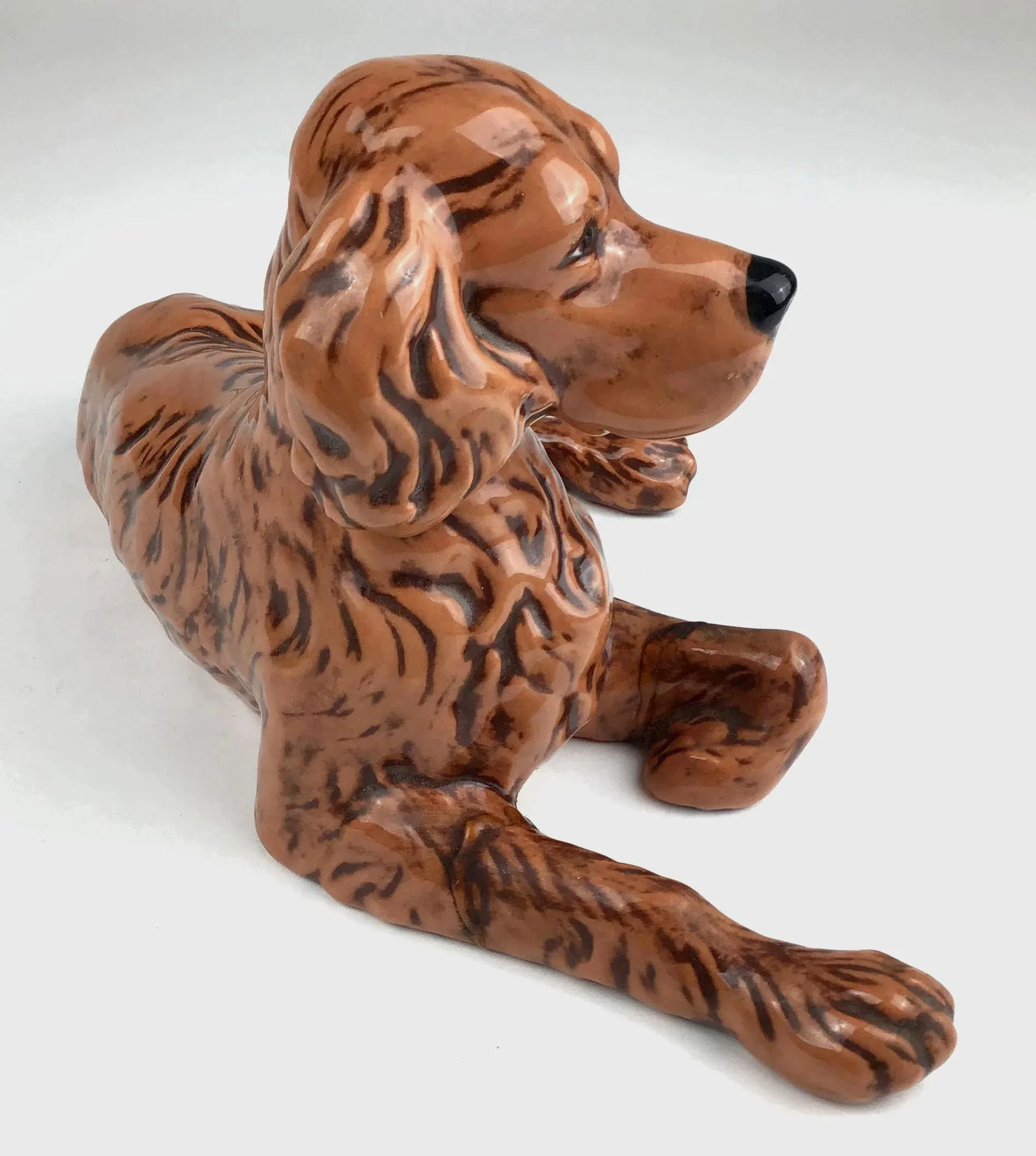 1950s Mid-Century Ceramic Irish Setter Figurine - 6