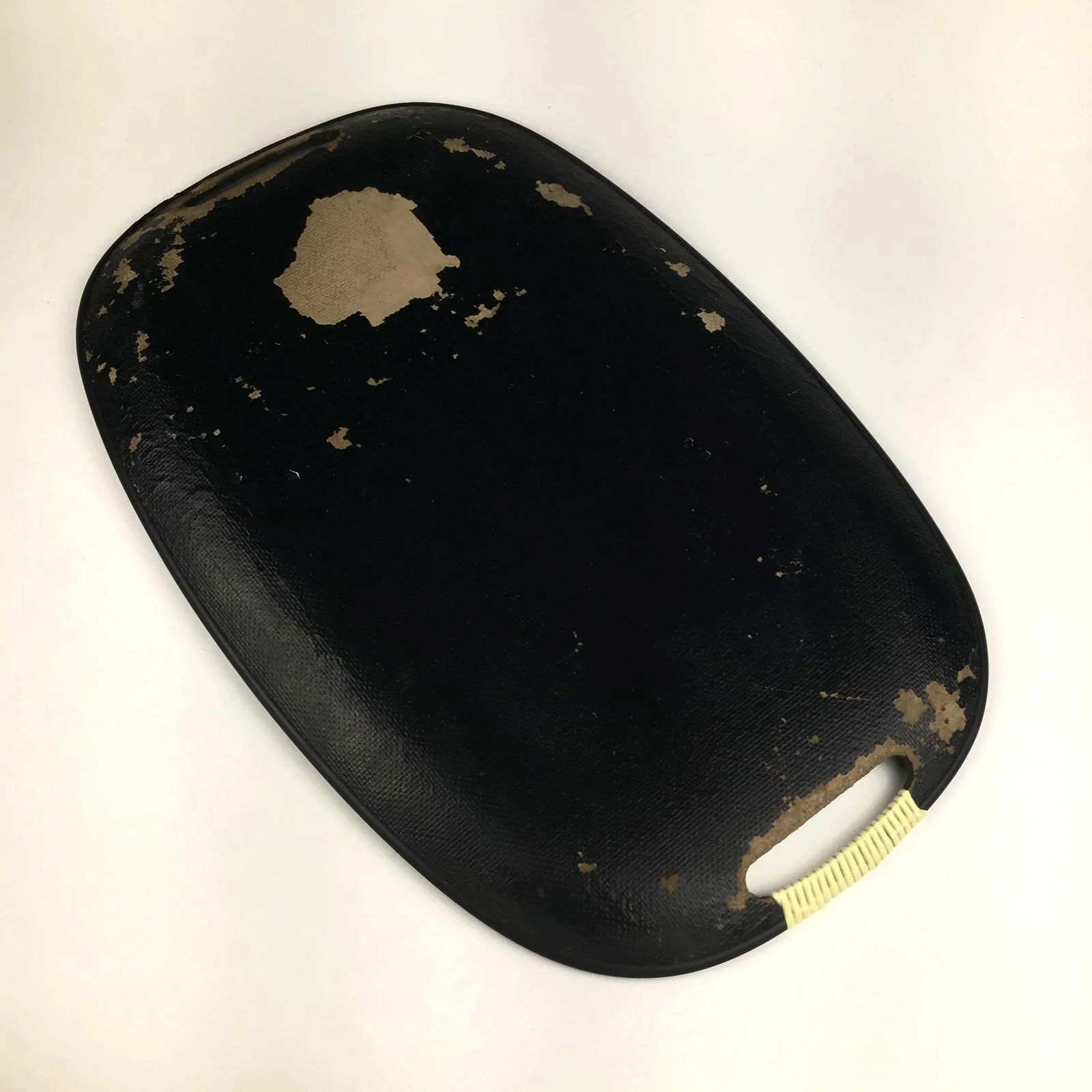 Antique Holly Decorated Hand Painted Serving Tray - 7