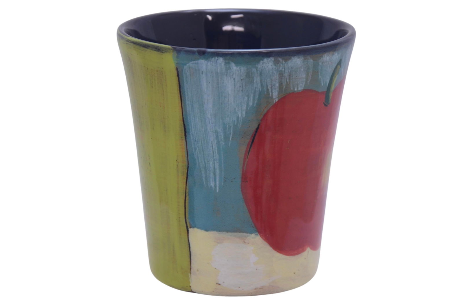 Hand Painted Italian Ceramic Apple Mug - 3