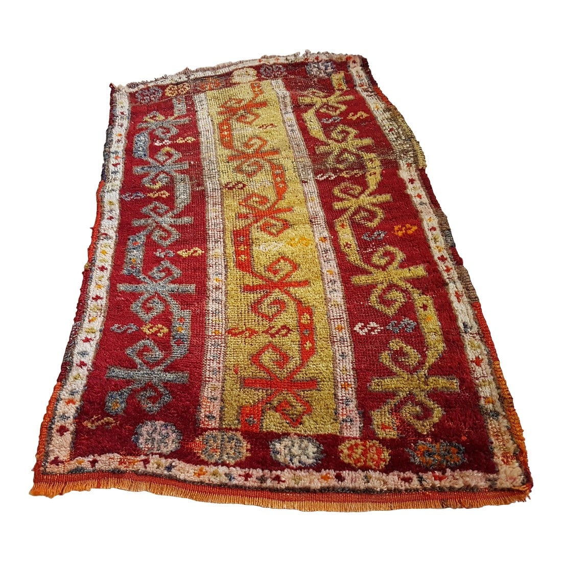 Turkish Oushak Rug Yastik Accent Rug With Soft Color 1'10" X 3'3" (1 of 11)