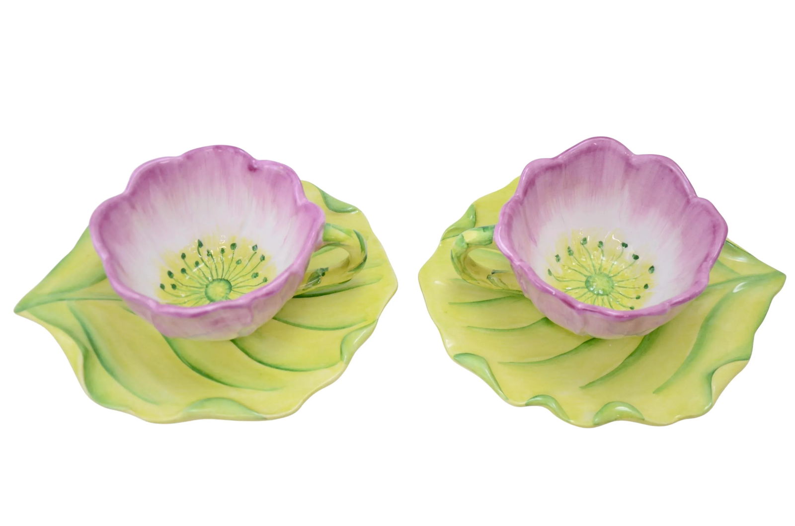 Vietri Italian Water Garden Tea Service - 7