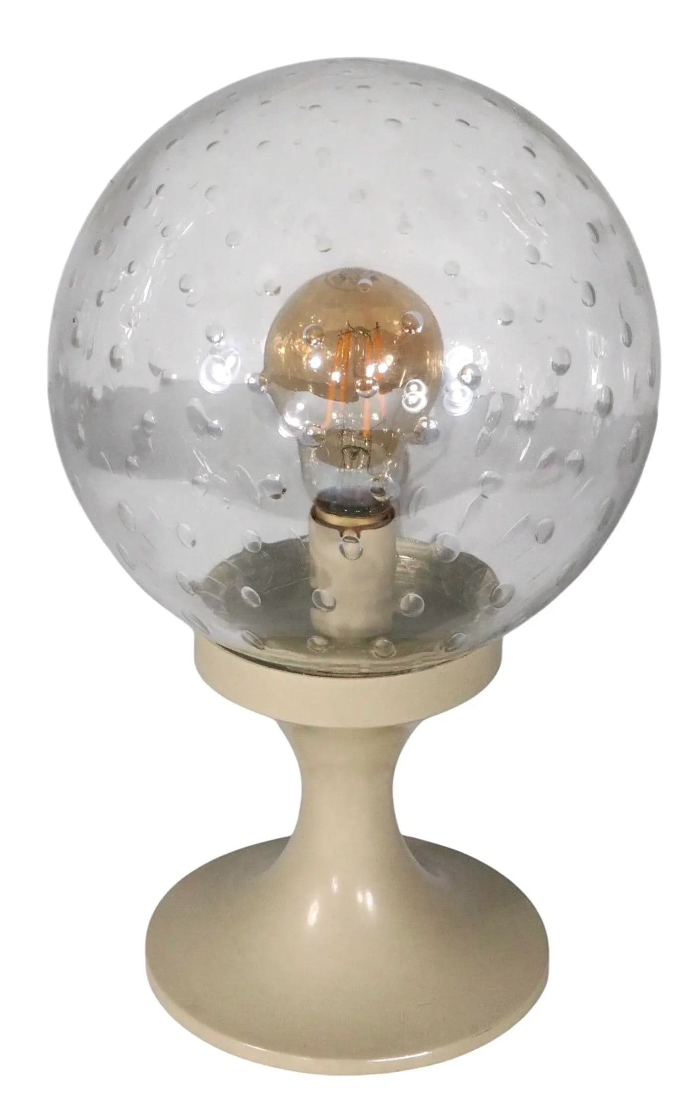 Space Age Mid Century Ball Top Table Lamp After Bill Curry C. 1970's - 6