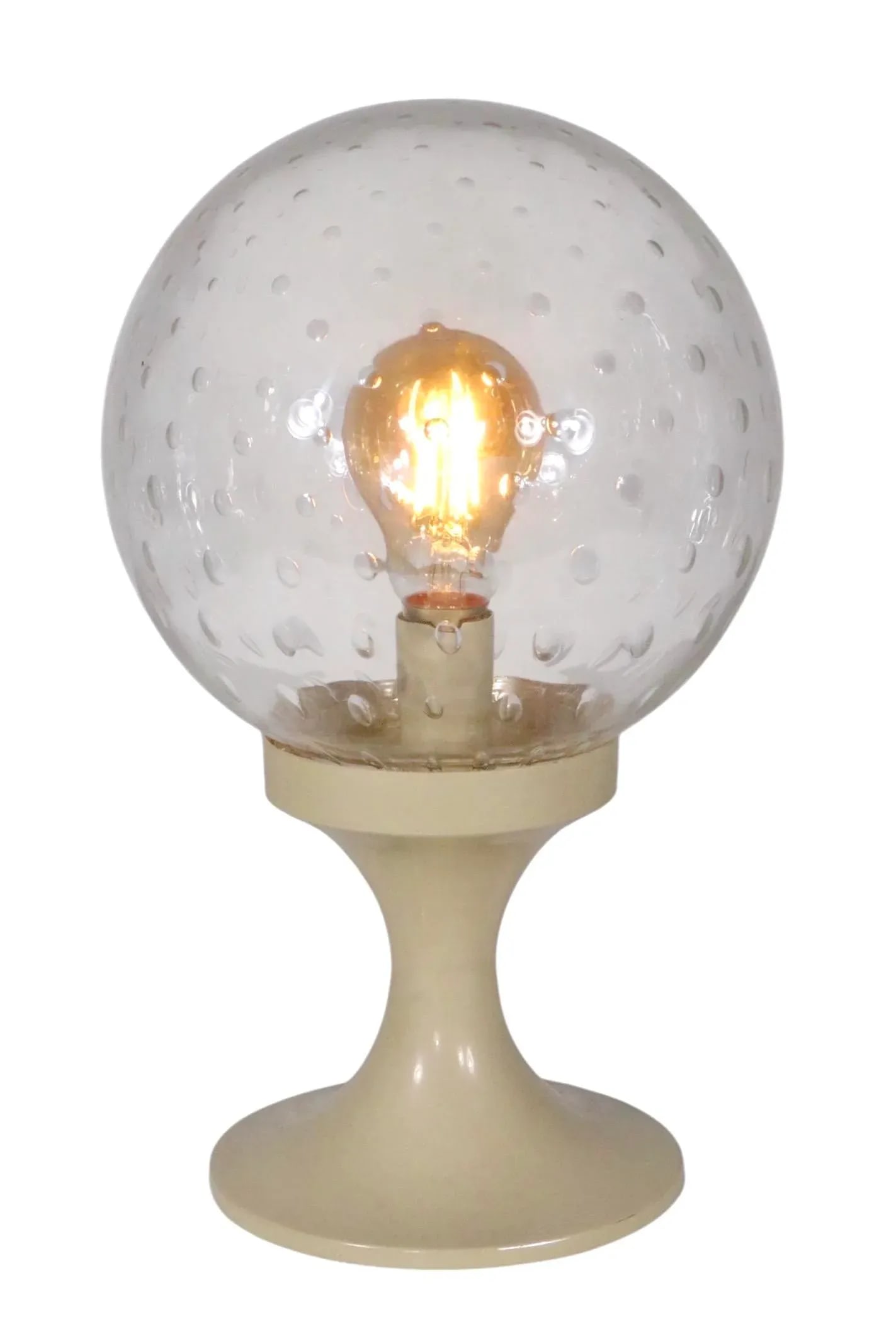 Space Age Mid Century Ball Top Table Lamp After Bill Curry C. 1970's - 7