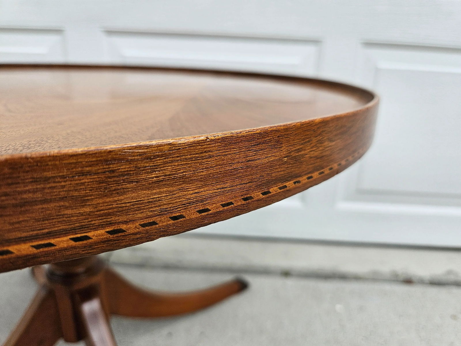 Round Mahogany Side Table - Mersman - 7