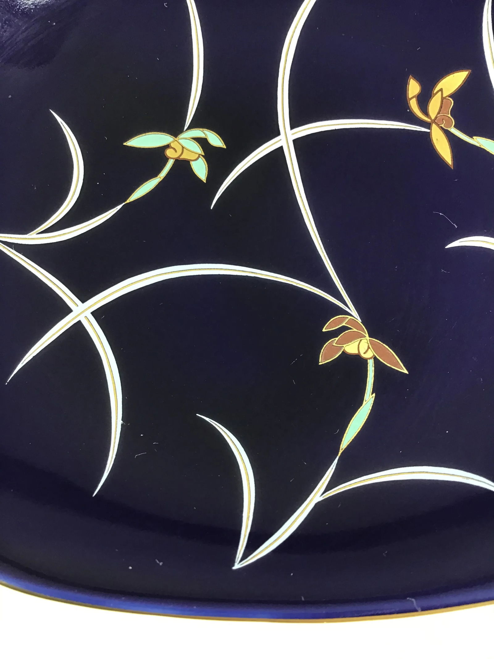 Vintage Set Trinket Plates Japan Porcelain - 7