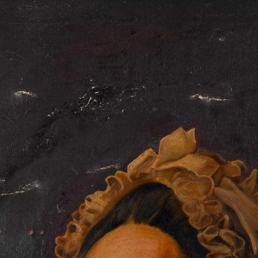 Early 20th Century Framed "Portrait of Mrs. Seymour Fort" After John Singleton Copley - 4