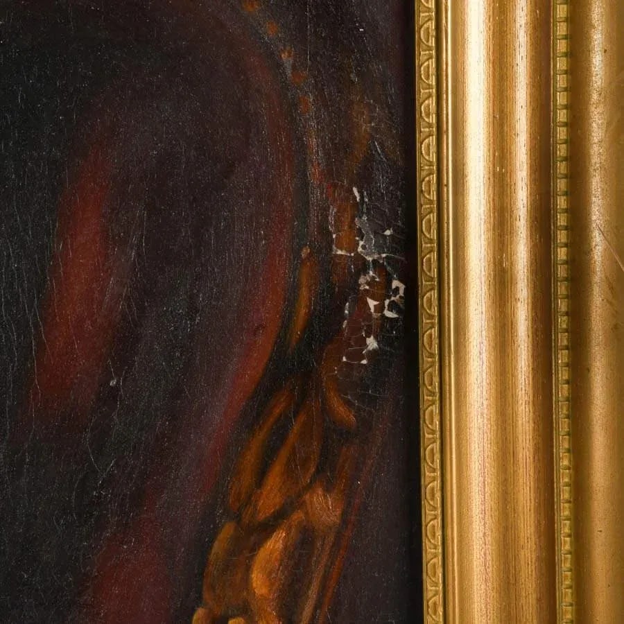 Early 20th Century Framed "Portrait of Mrs. Seymour Fort" After John Singleton Copley - 5