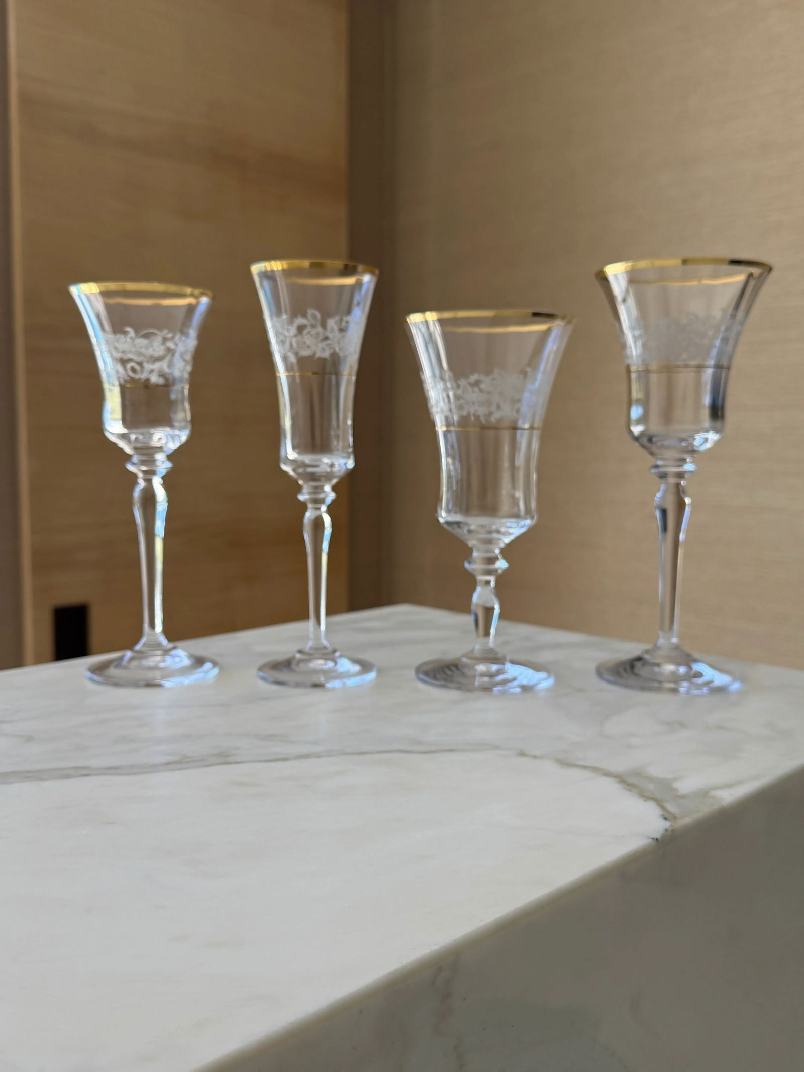 Mikasa Late 20th Century Antique Lace Stemware Set- 48 Pieces - 3