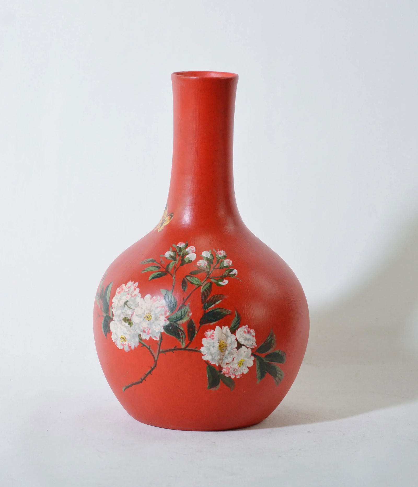 English Hand Painted Vase - 4