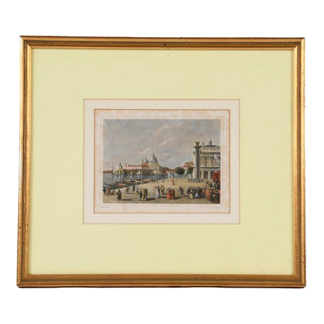 Early 20th Century Antique Framed Hand-Colored Engraving by Lechard s.c. (1 of 4)